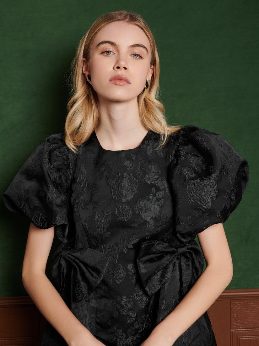 英国発 Sister Jane シスタージェーン Birch Bow Mini Dress Sister Jane Birch Bow Mini Dress in Green | Lyst