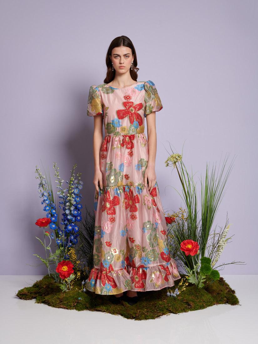 新作 英国発Sister Jane限定 DREAM Rose Finch Tulle Midi Dress DREAM Rose Finch Tulle Midi Dress – Sister Jane