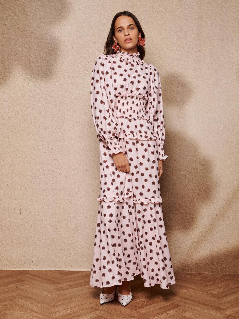 sachin and babi light blue dress Rejina Pyo Jolene Silk Chiffon Shirt - Blue main image 1