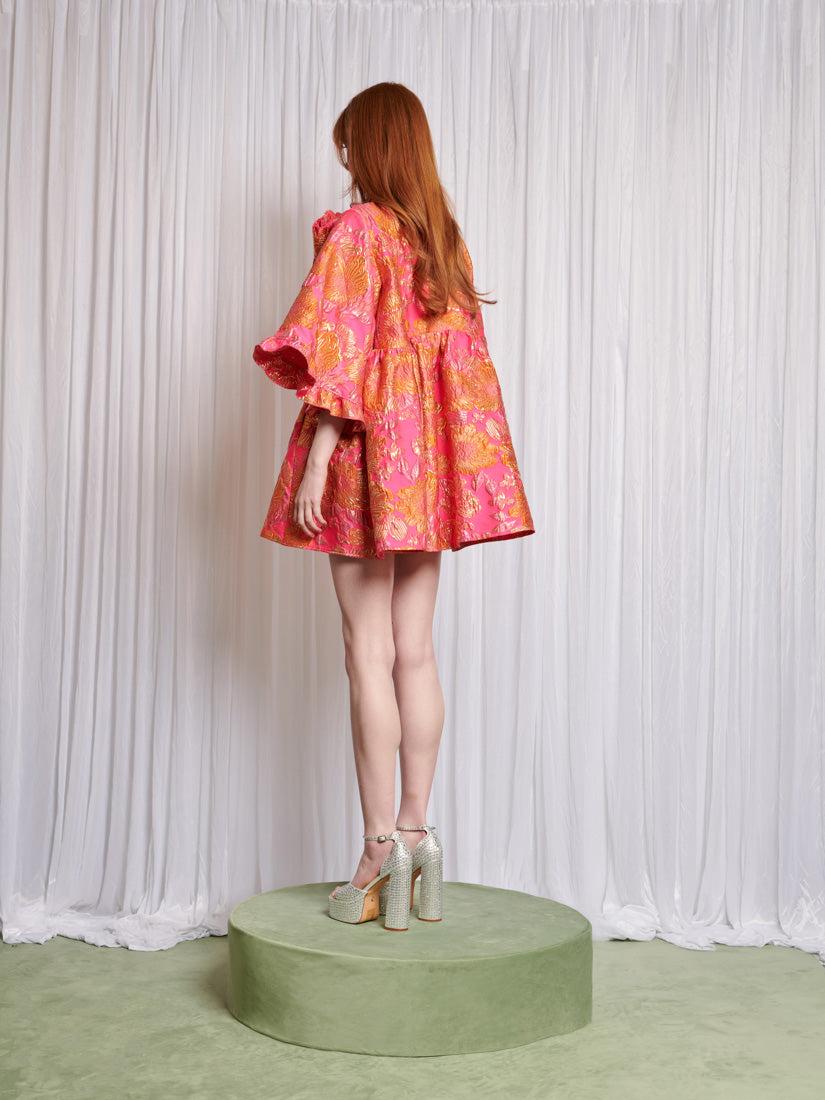 Sister Jane Zinnia Jacquard Mini Dress in Red | Lyst