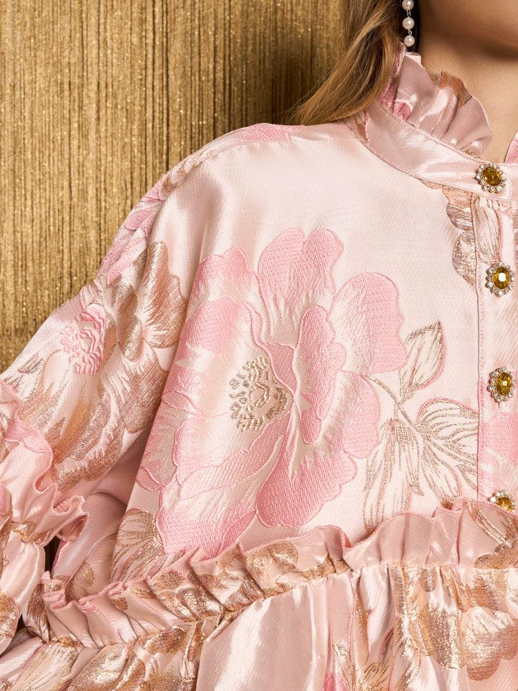 pink moon dress DREAM Pink Moon Jacquard Dress Sister Jane Carousel