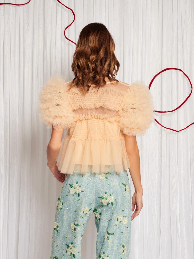 沸騰ブラドン in Top Tulle Puffin Dream Jane Sister Green Lyst | トップス