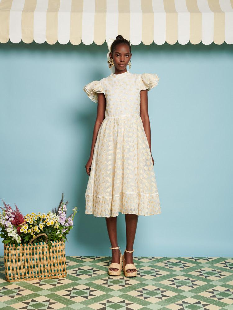 Sister Jane Dream Marigold Jacquard Midi Dress in Green | Lyst Sister Jane Dream Marigold Jacquard Midi Dress in Green | Lyst