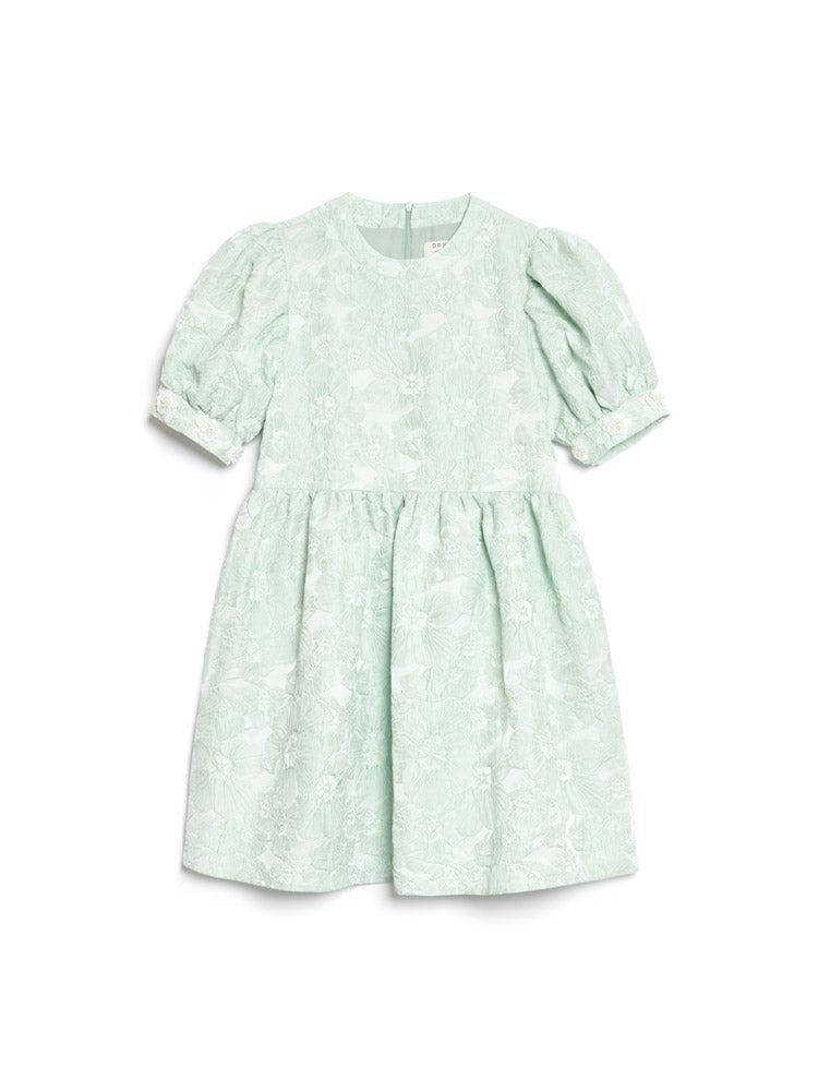 Sister Jane Dream Plume Jacquard Mini Dress in Green | Lyst