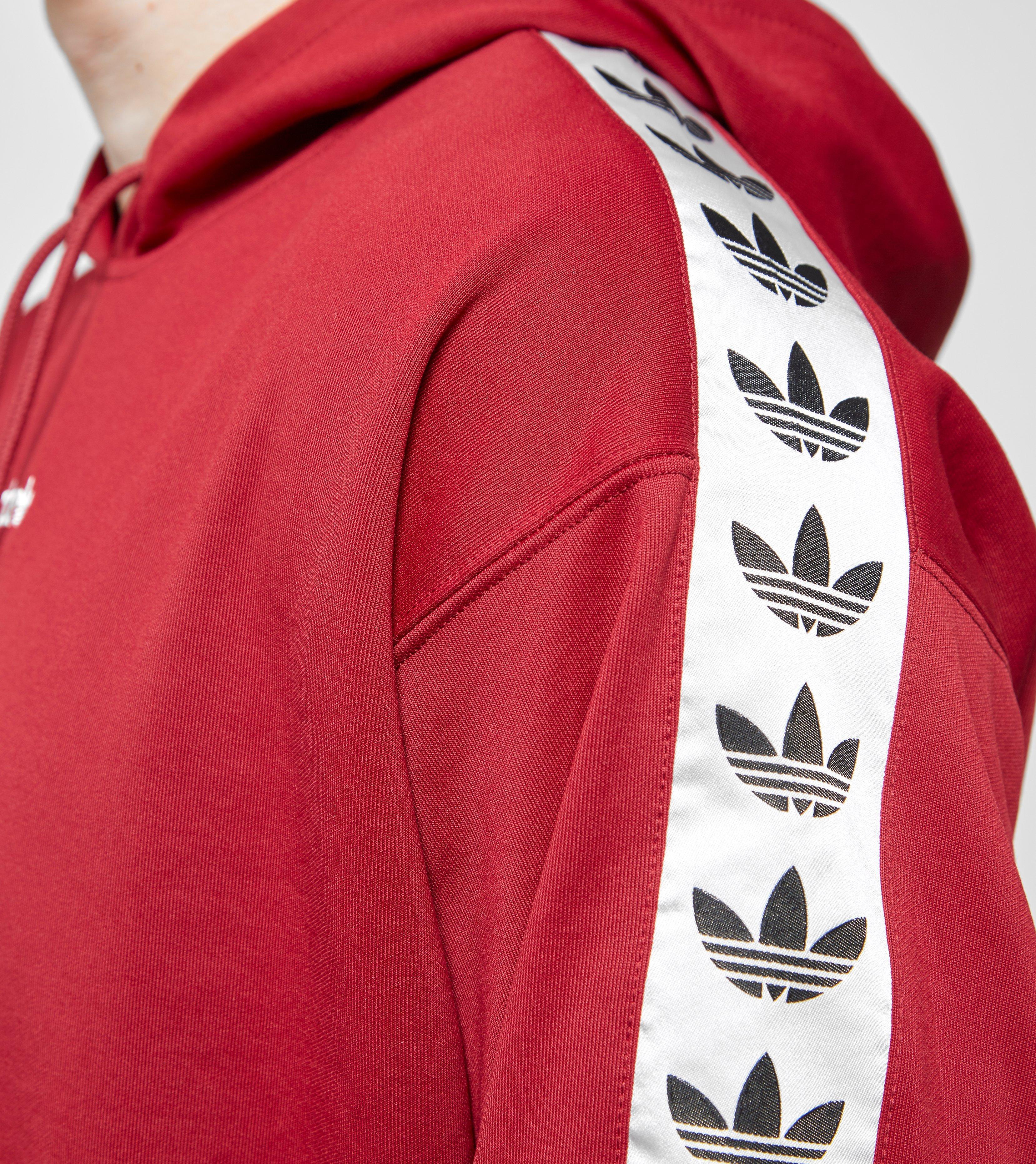 adidas hoodie tnt tape red