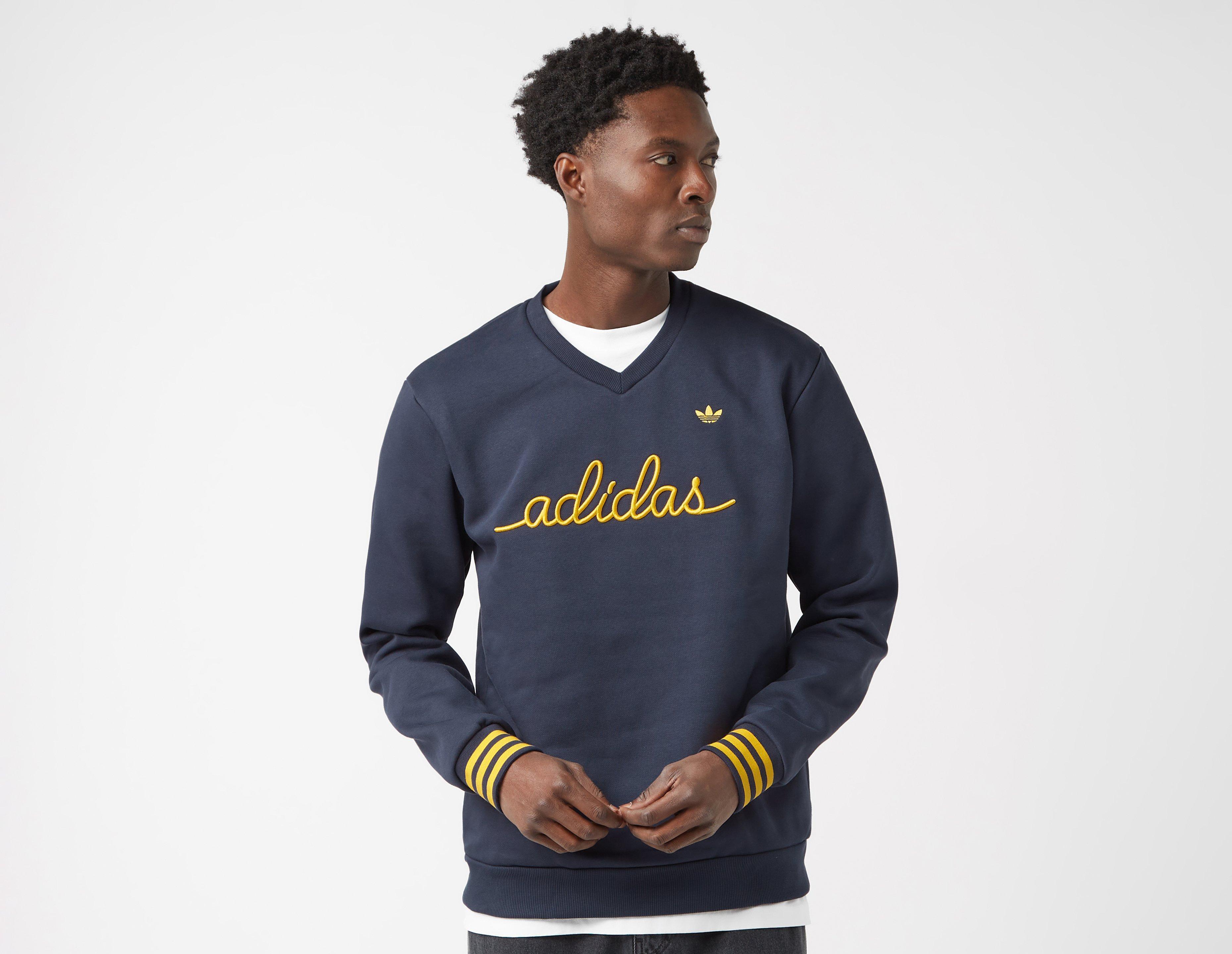 Adidas navy sweatshirt sale
