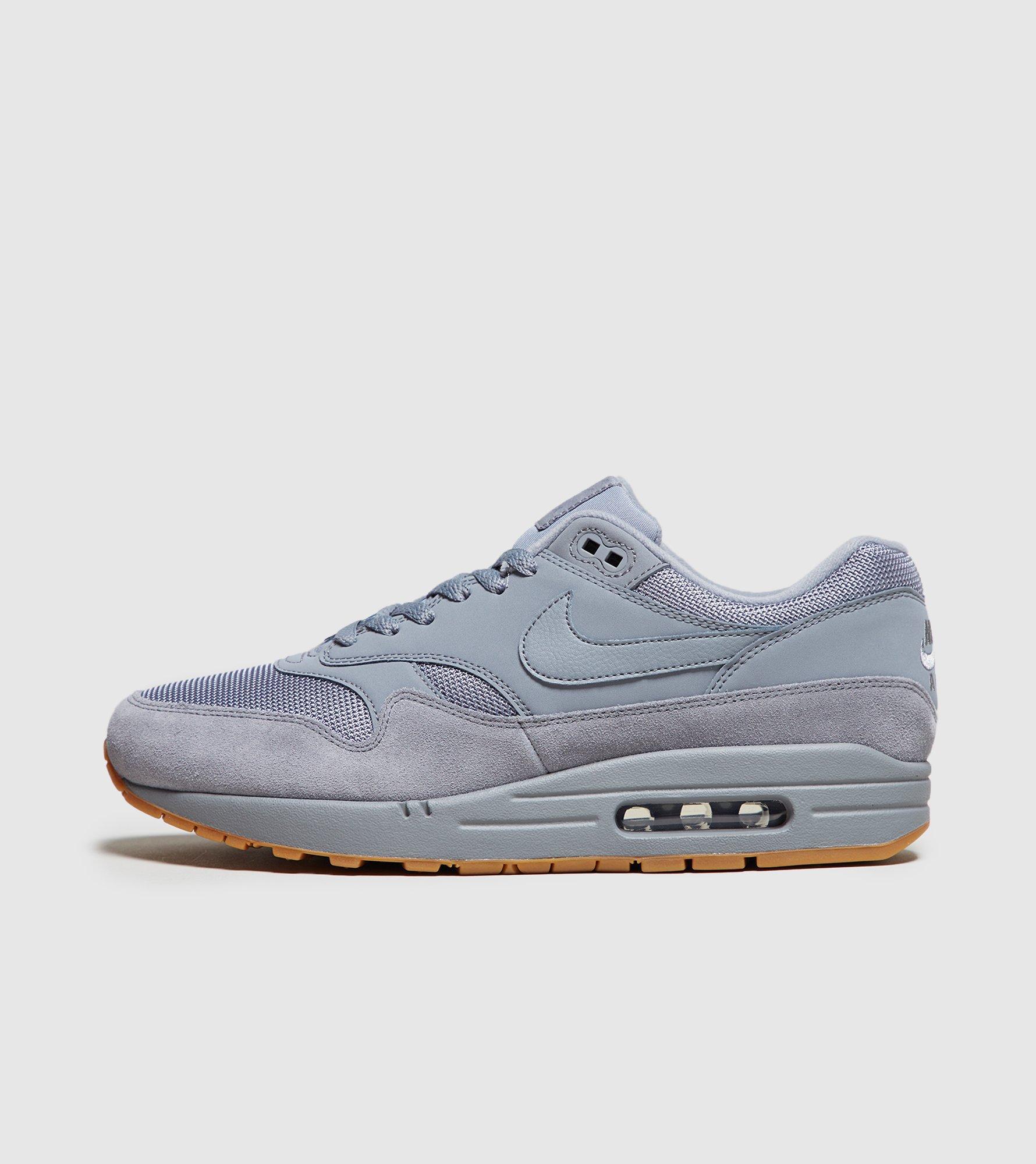 Nike Suede Air Max 1 Cool Grey/ Cool Grey in Gray for Men - Lyst