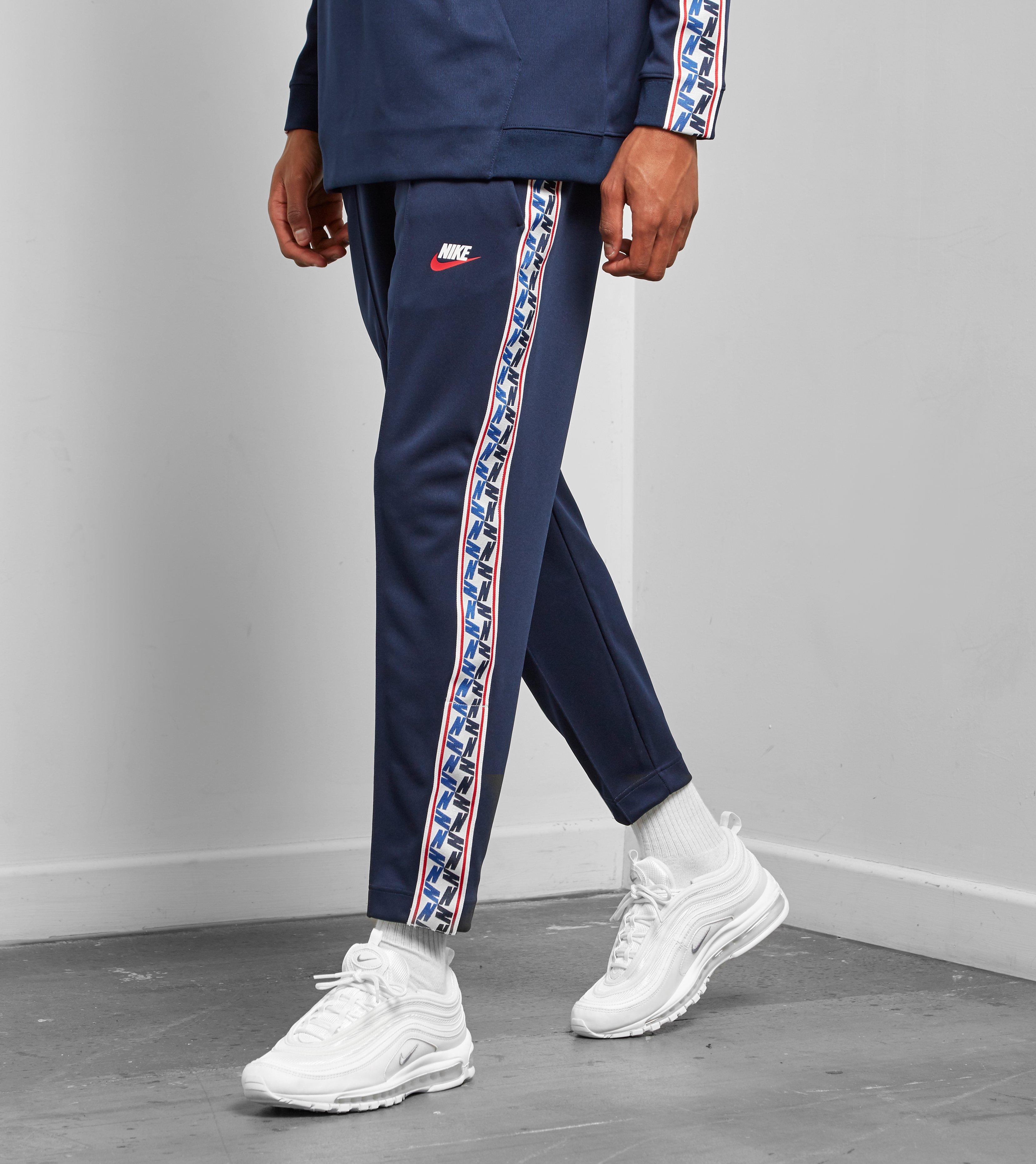 nike taped tracksuit bottoms