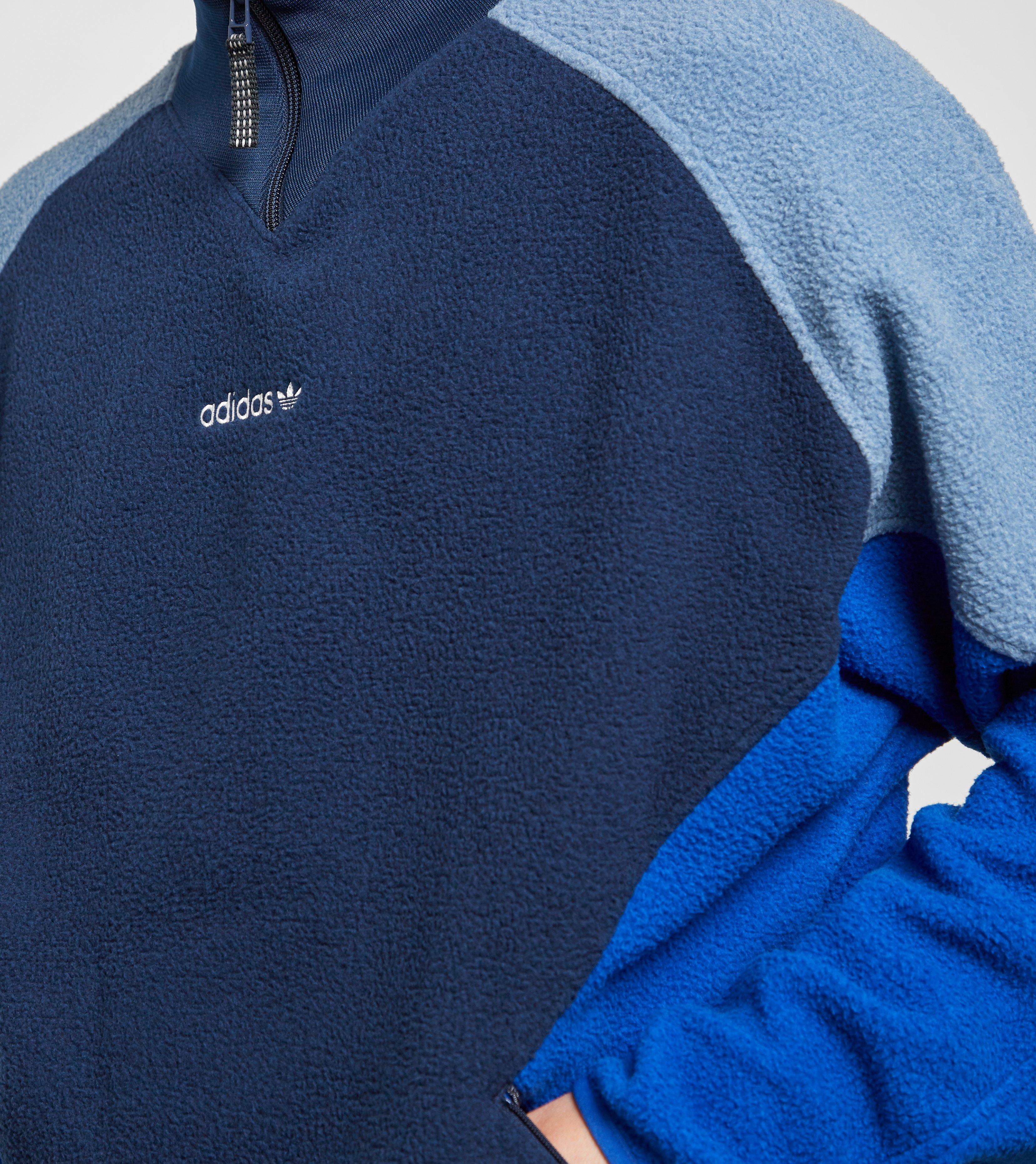  adidas  Originals Eqt Polar Fleece  Jacket in Blue for Men 
