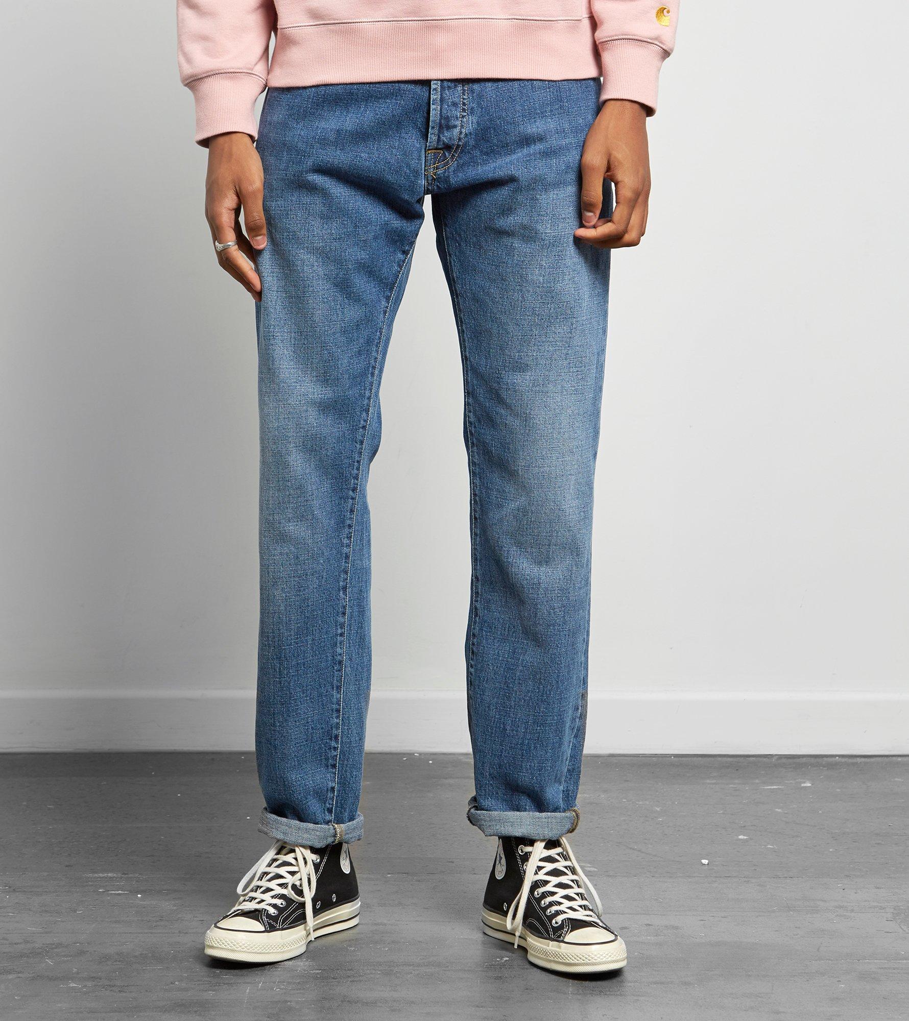 Carhartt WIP Denim Klondike Selvedge Jeans in Blue for Men - Lyst