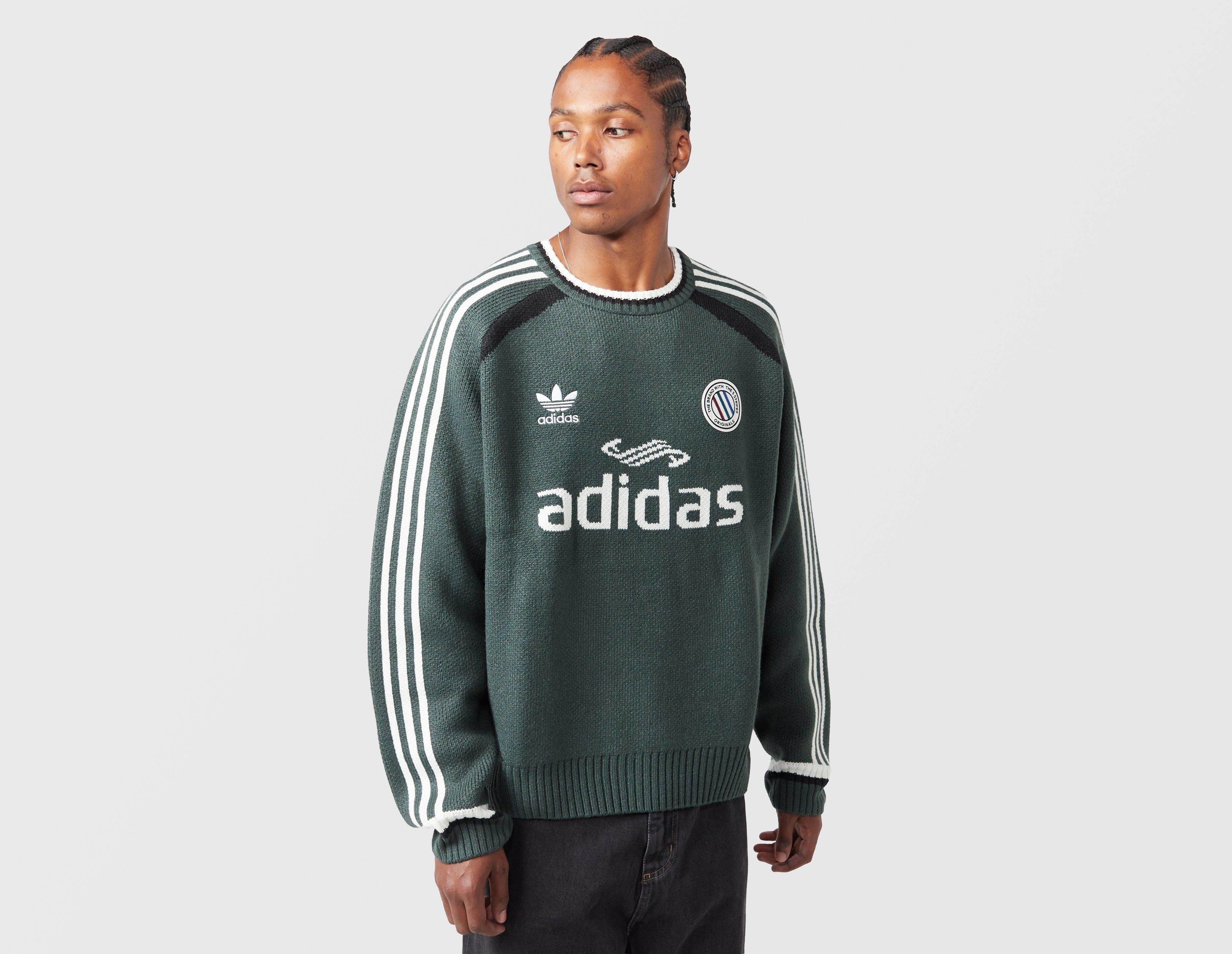 adidas Adicolor Blokecore Knit Sweatshirt in Green for Men Lyst UK - Main Image