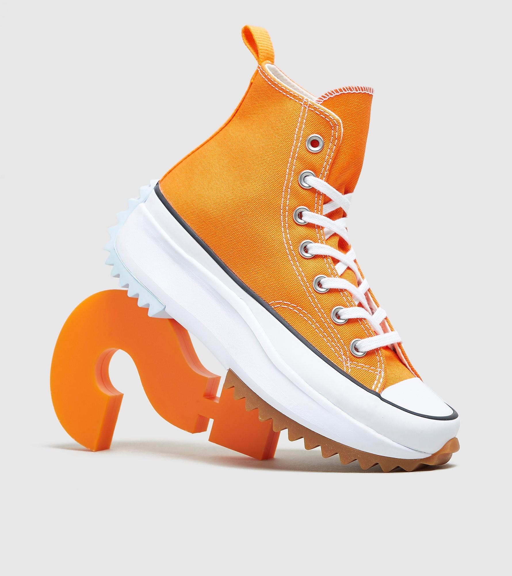 Converse Run Star Hike Hi Sneakers In Orange | psychokitties.io