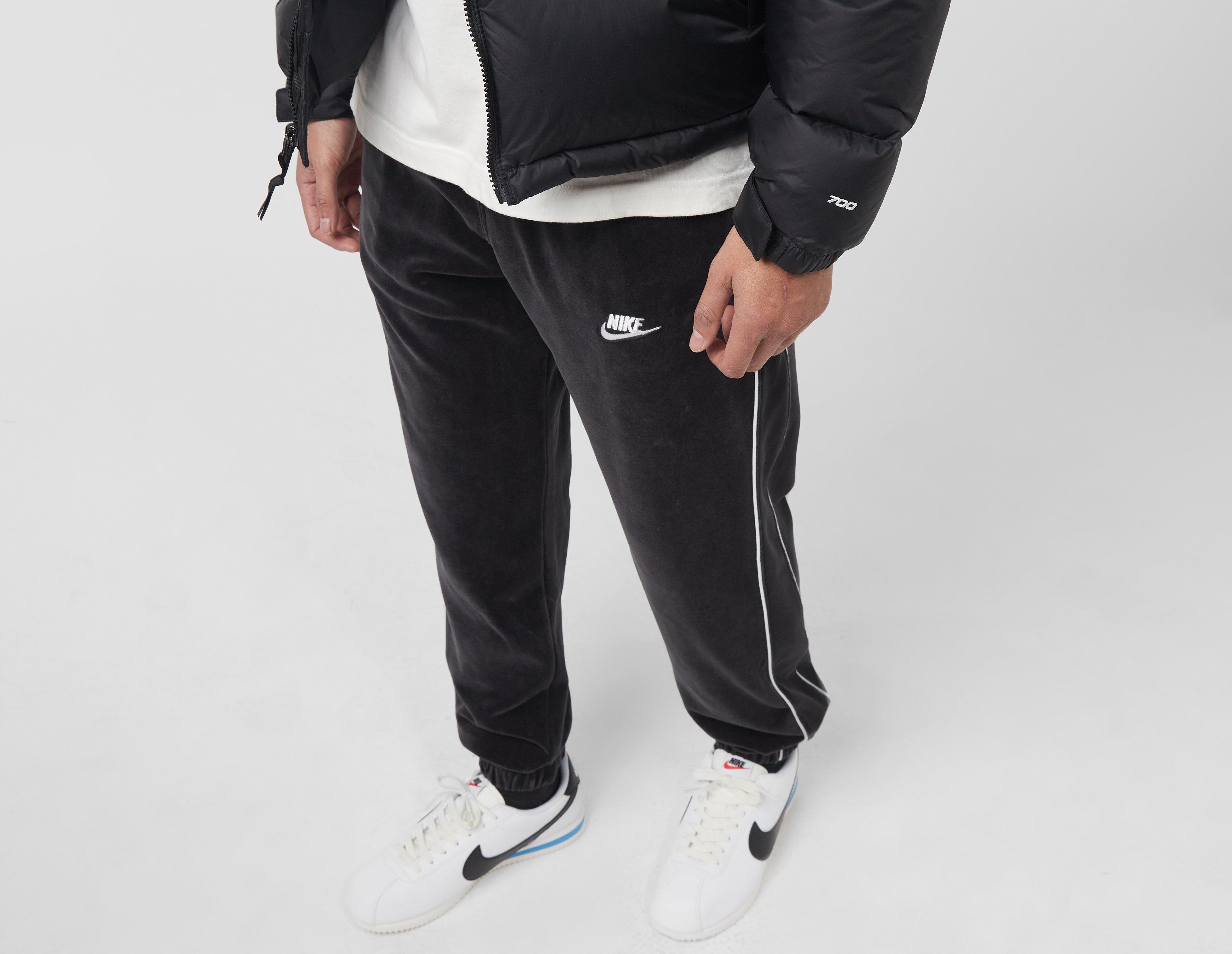 Nike Club Velour Track Pant in Black for Men Lyst UK