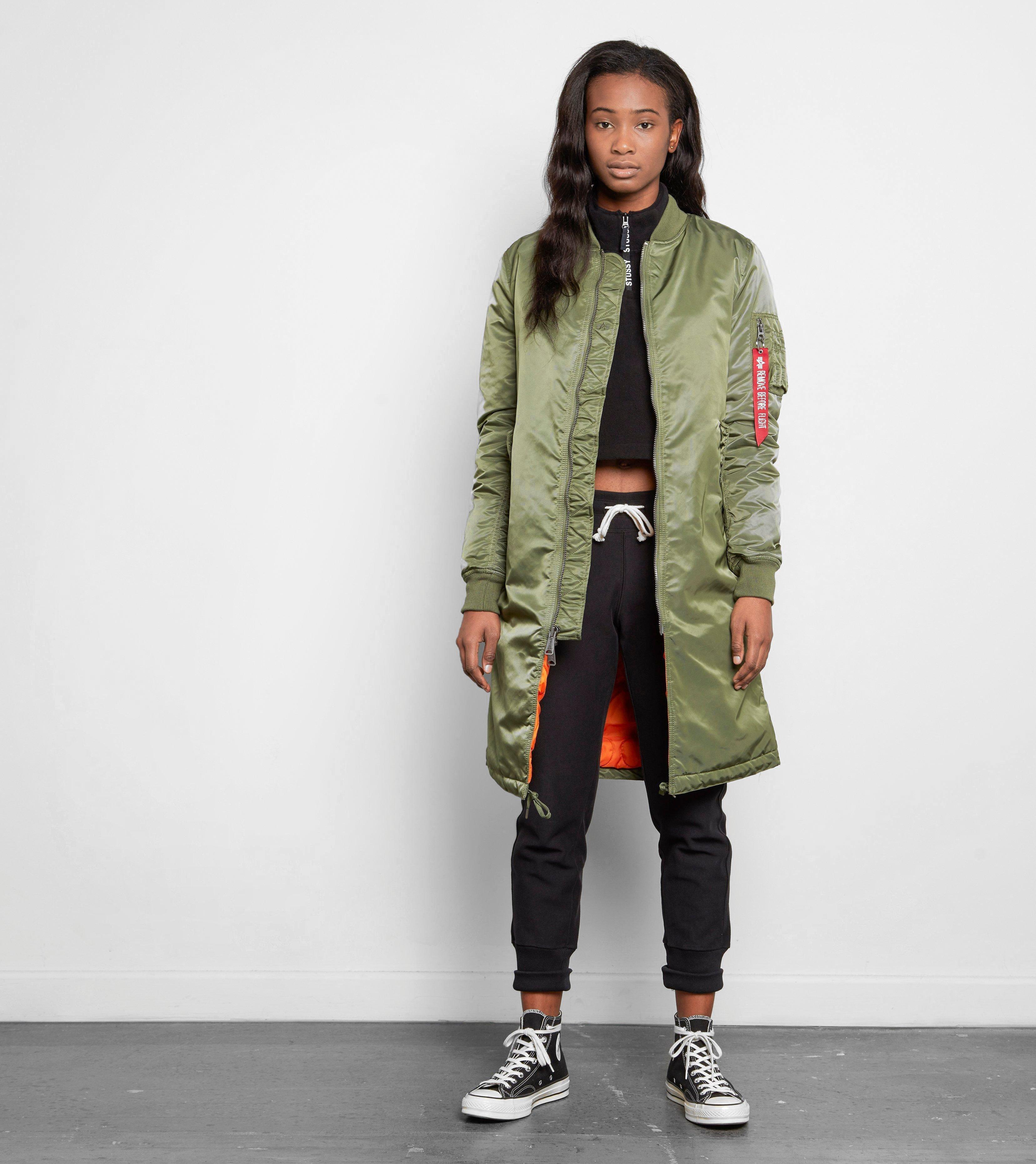 alpha industries long jacket
