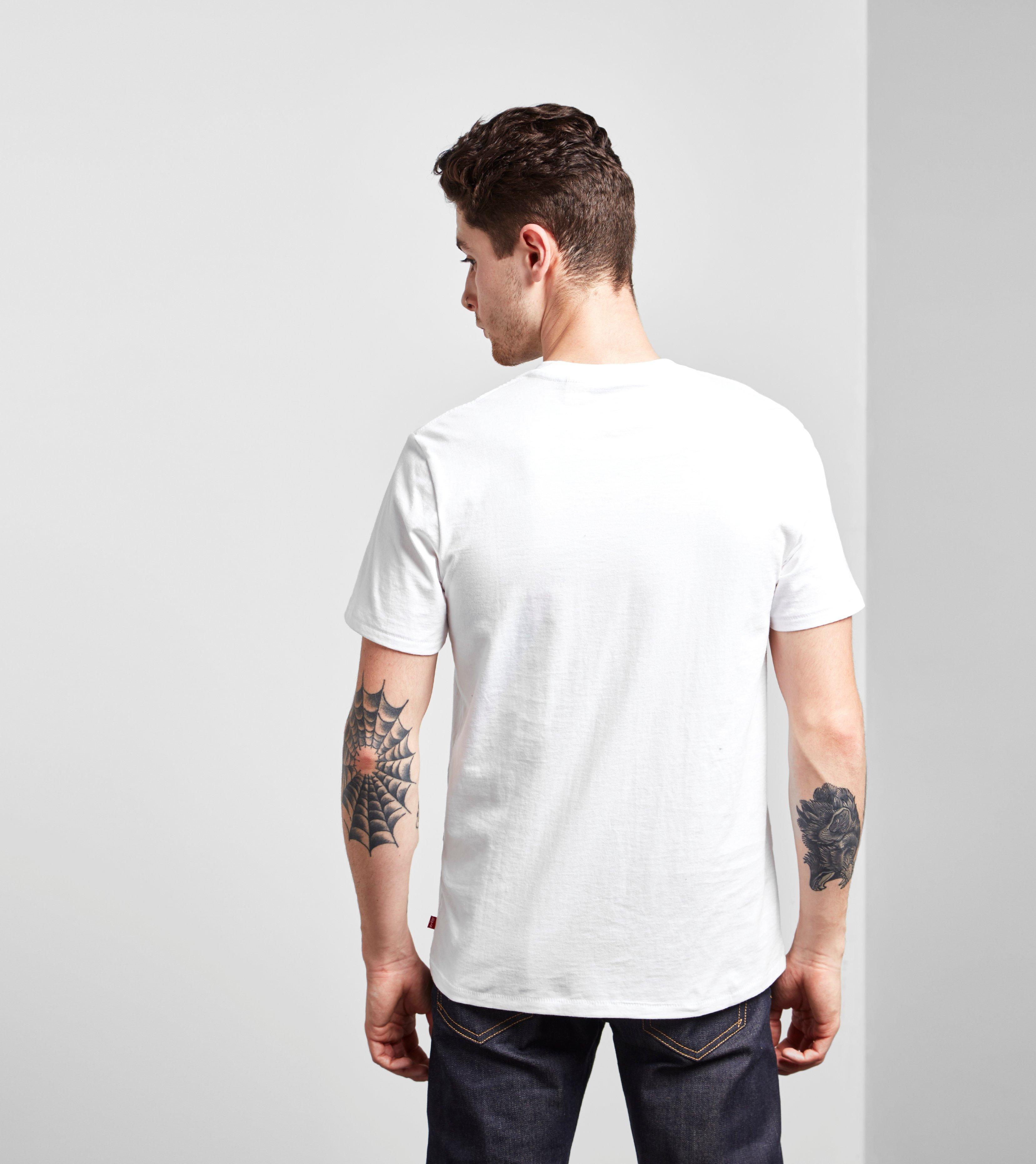 levis logo t shirt white