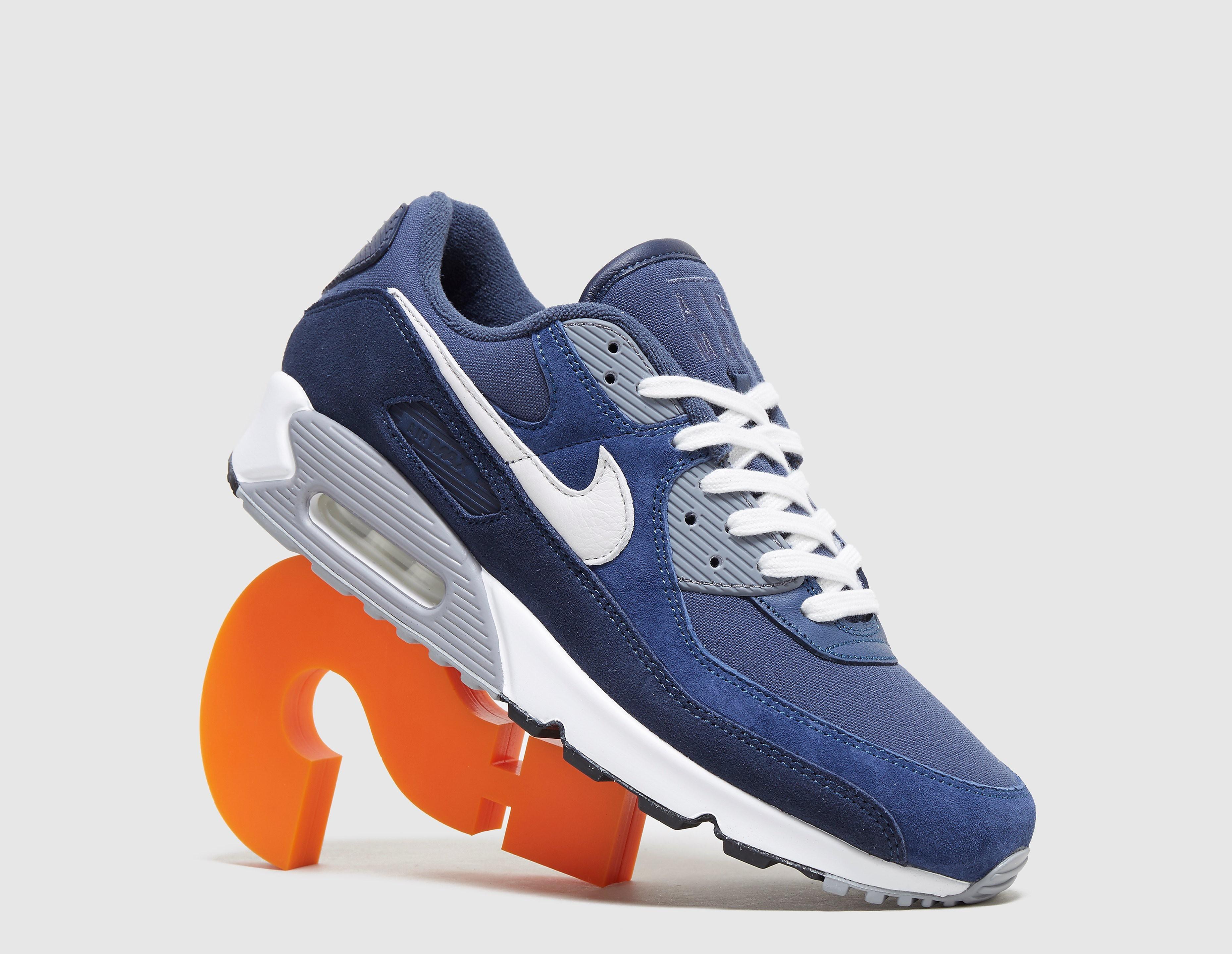 nike air max 90 blauw zwart