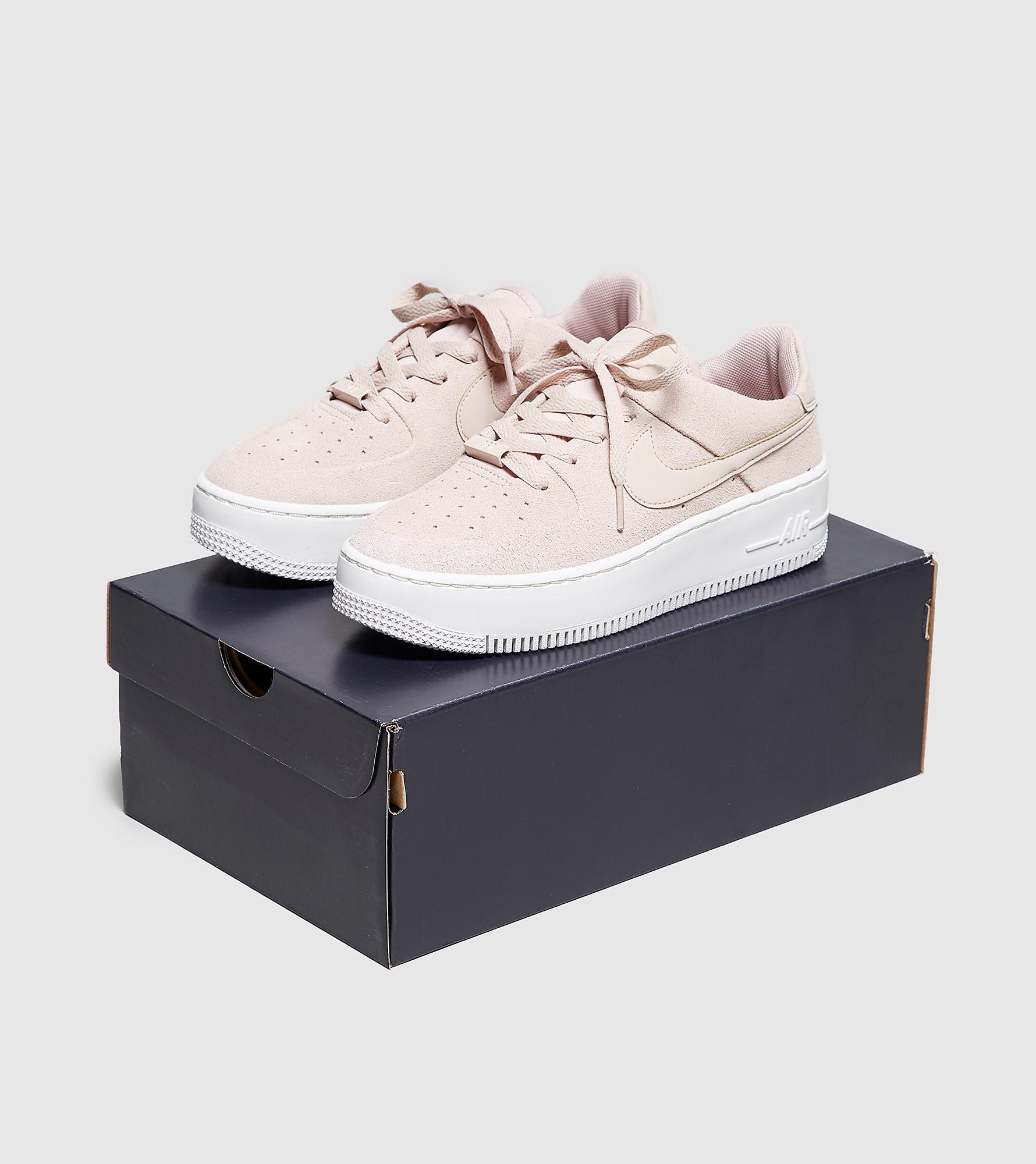 Zapatillas rosas Air Force 1 Sage Nike de Cuero de color Neutro | Lyst