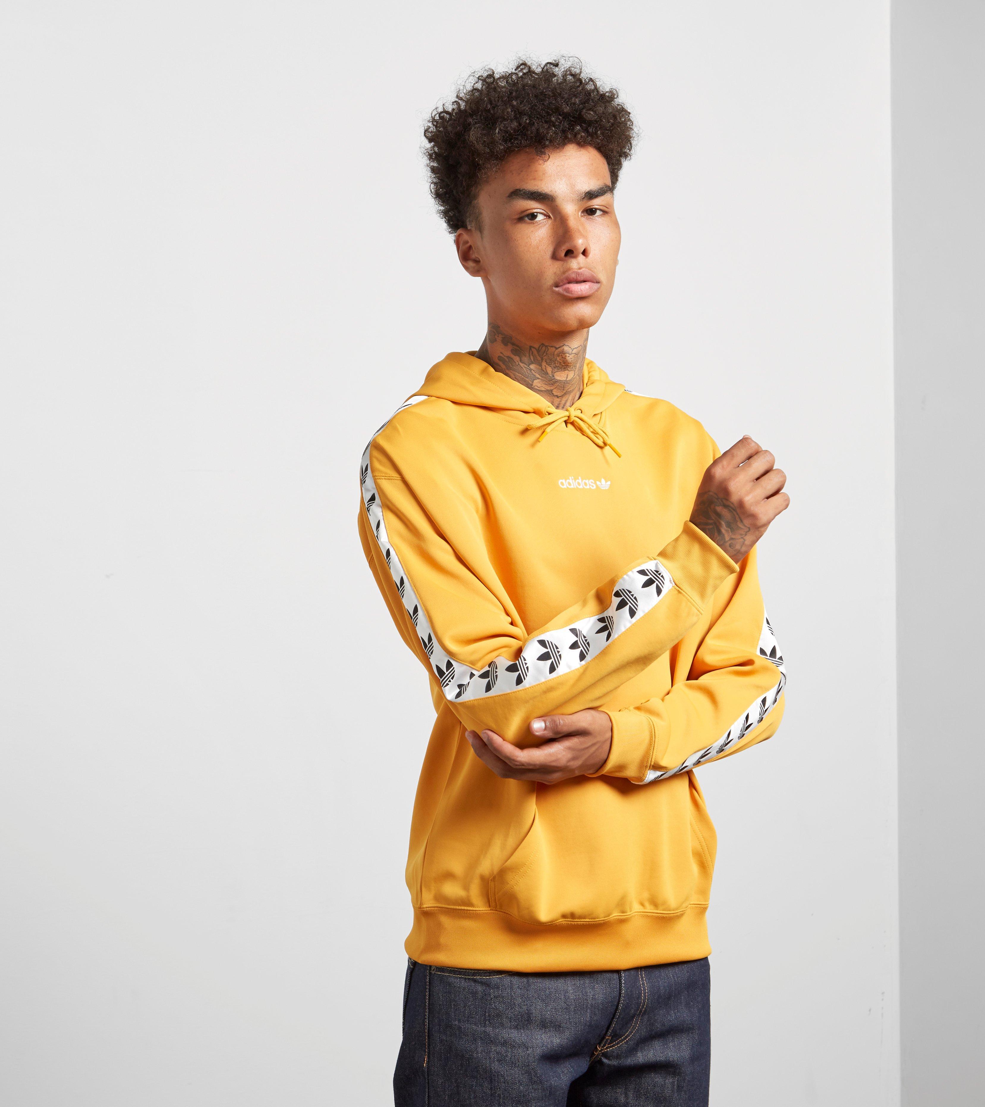 adidas tnt tape hoodie yellow