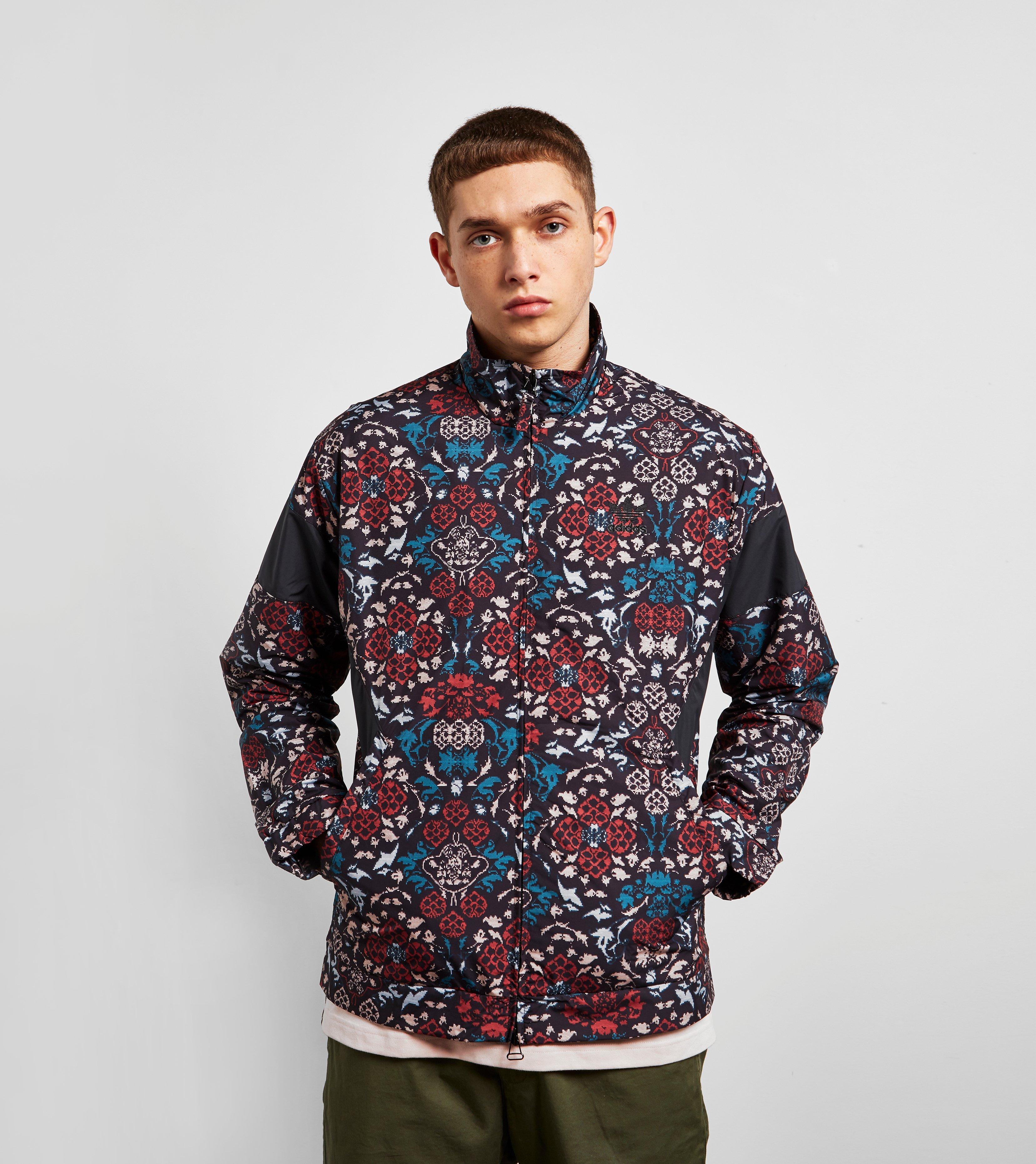 adidas Originals Synthetic Floral Print Lightweight Jacket in Blue for Men  - Lyst