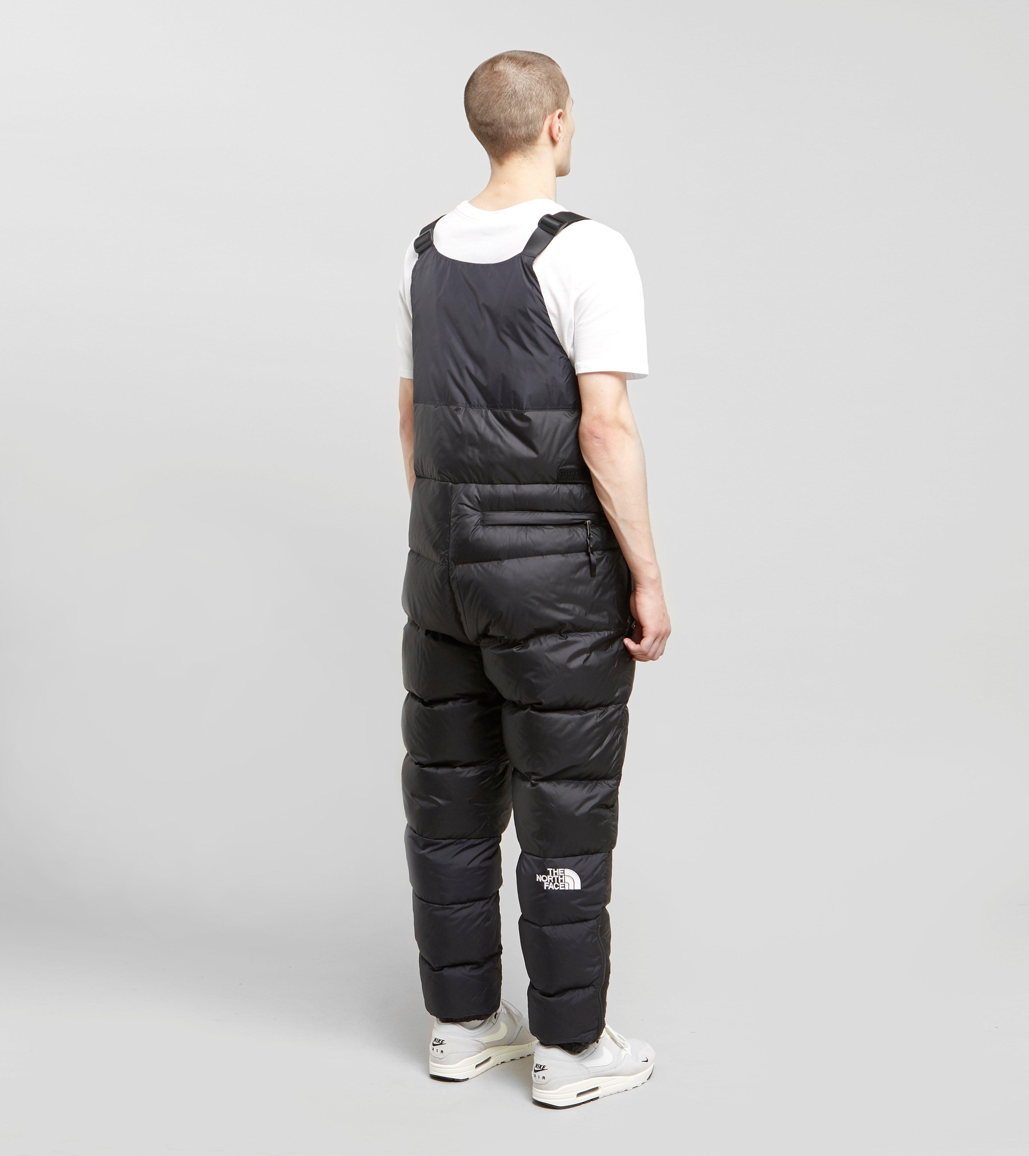 The North Face Goose Nuptse Bib in Black for Men - Lyst