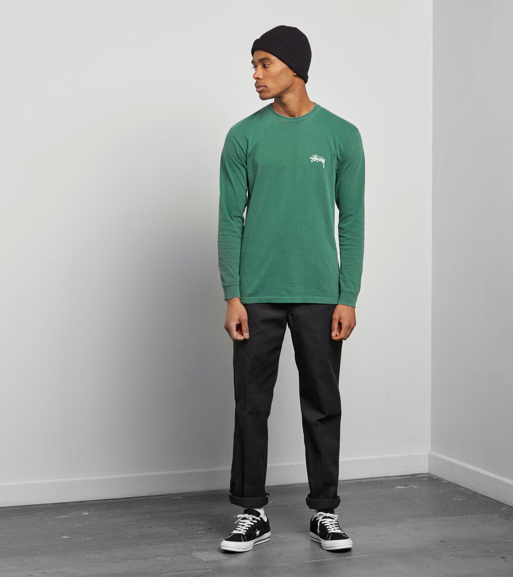 stussy green t shirt