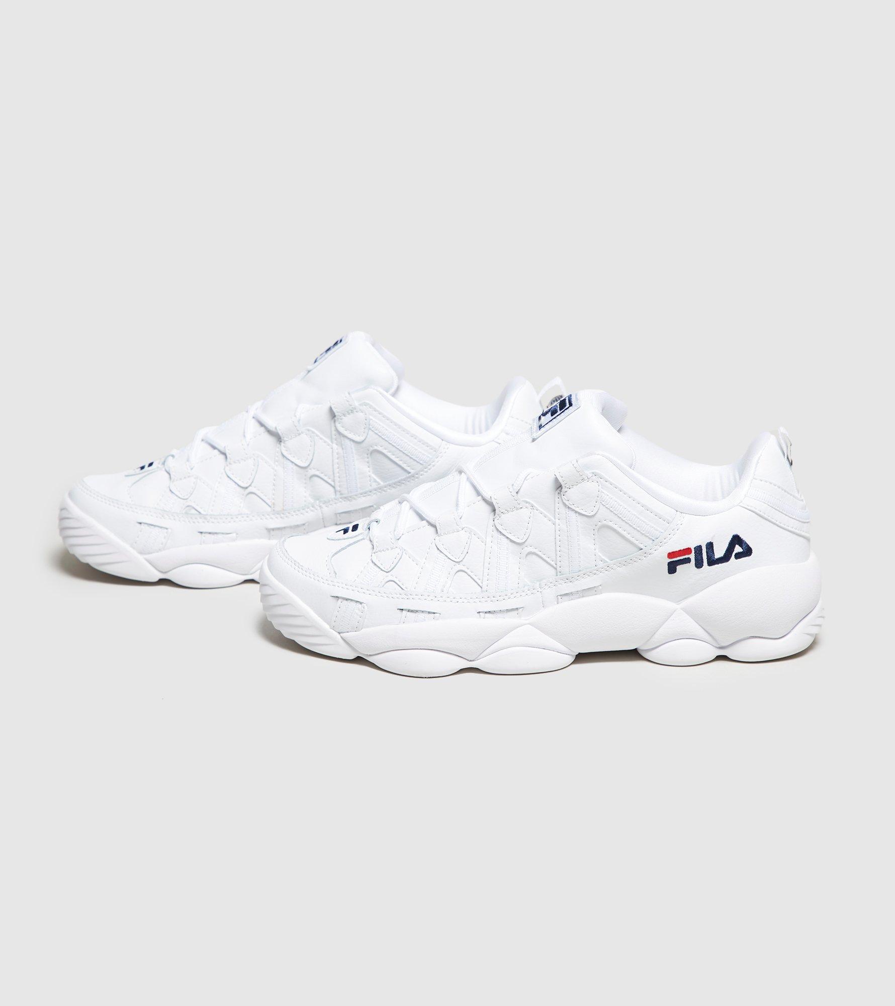 Fila Leather Spaghetti Low in White/Navy (White) for Men - Lyst Fila Leather Spaghetti Low in White/Navy (White) for Men - Lyst
