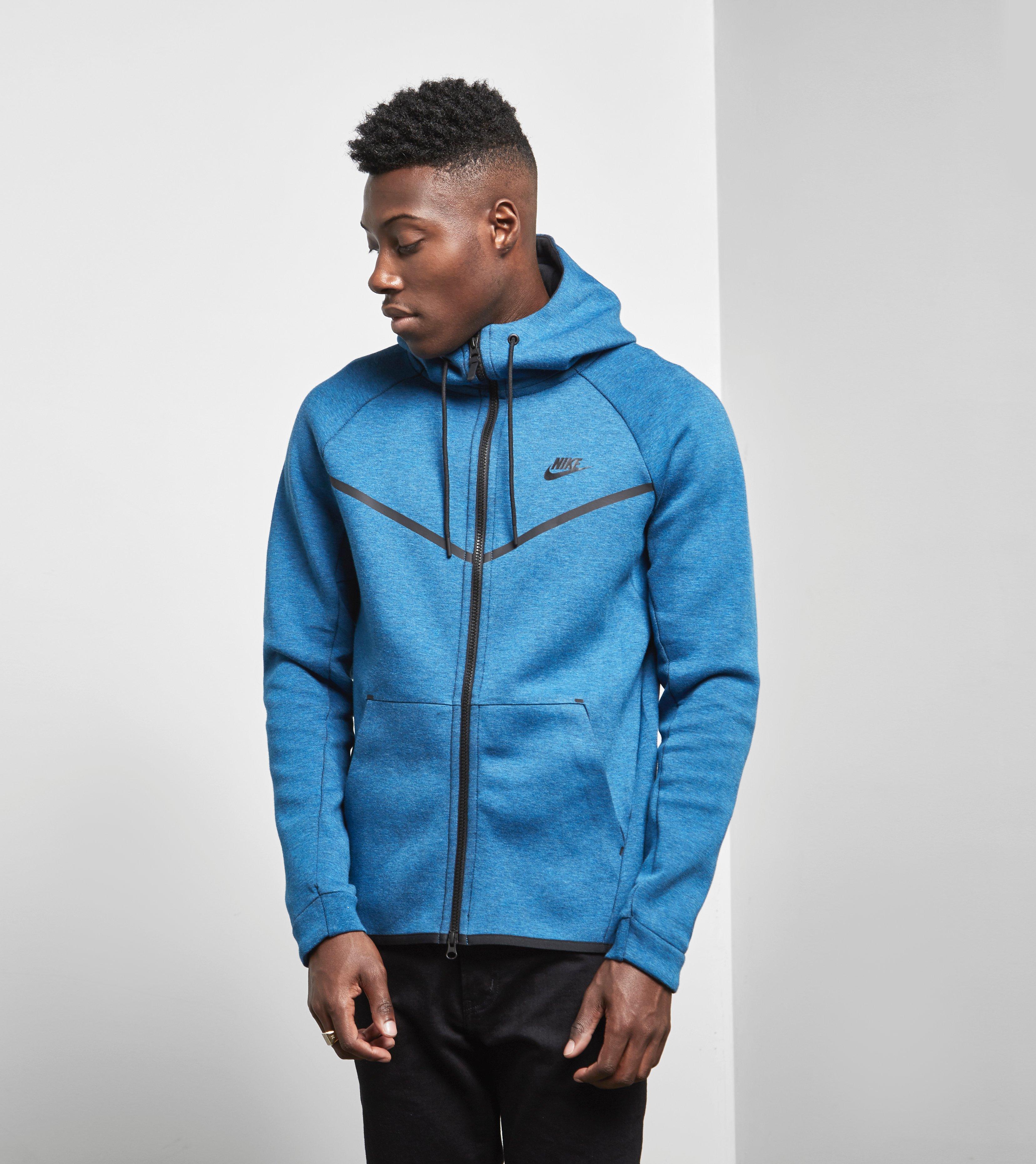  Nike  Tech Fleece  Windrunner Full Zip Hoodie  in Blue for 