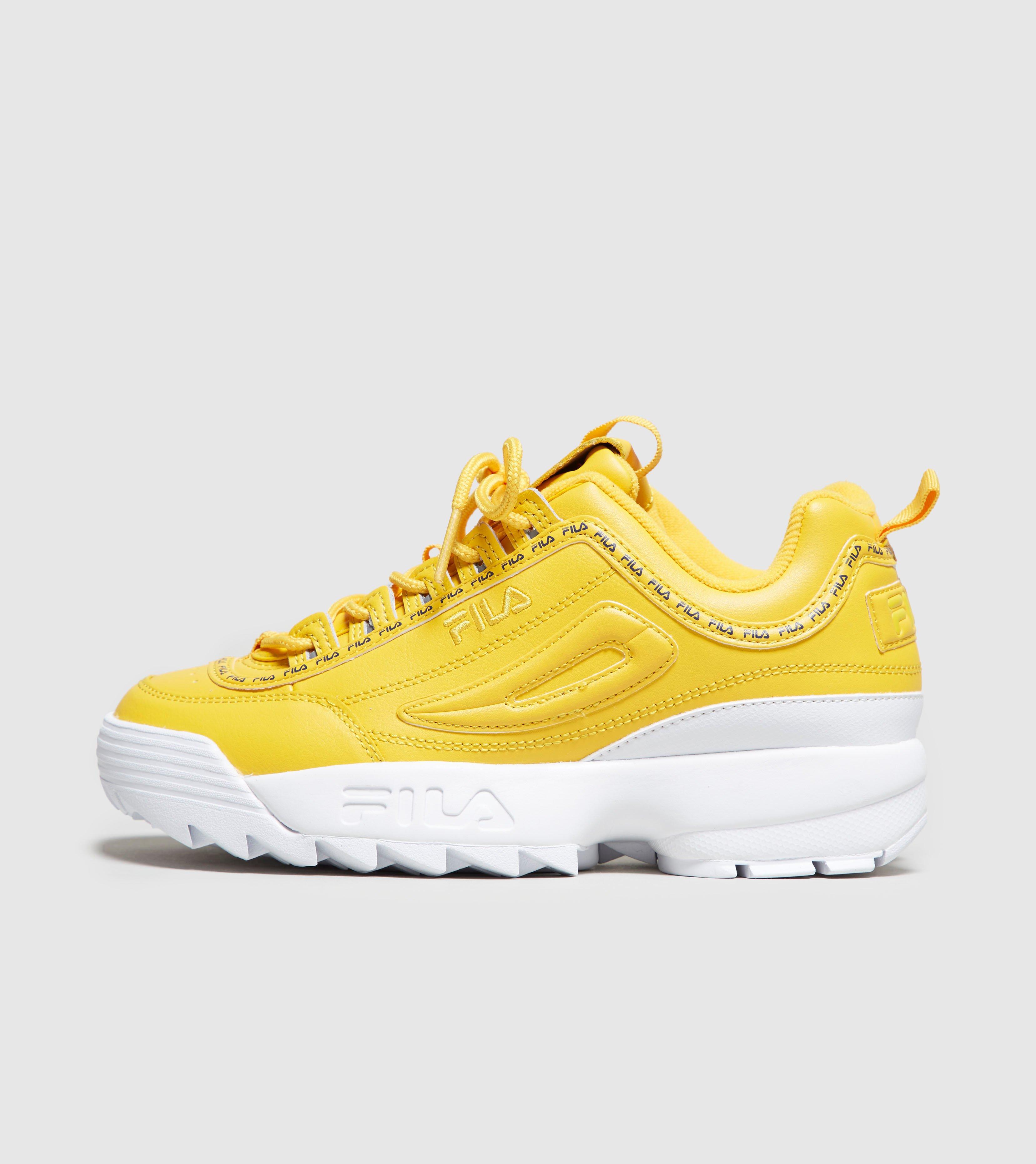 fila trainers disruptor yellow