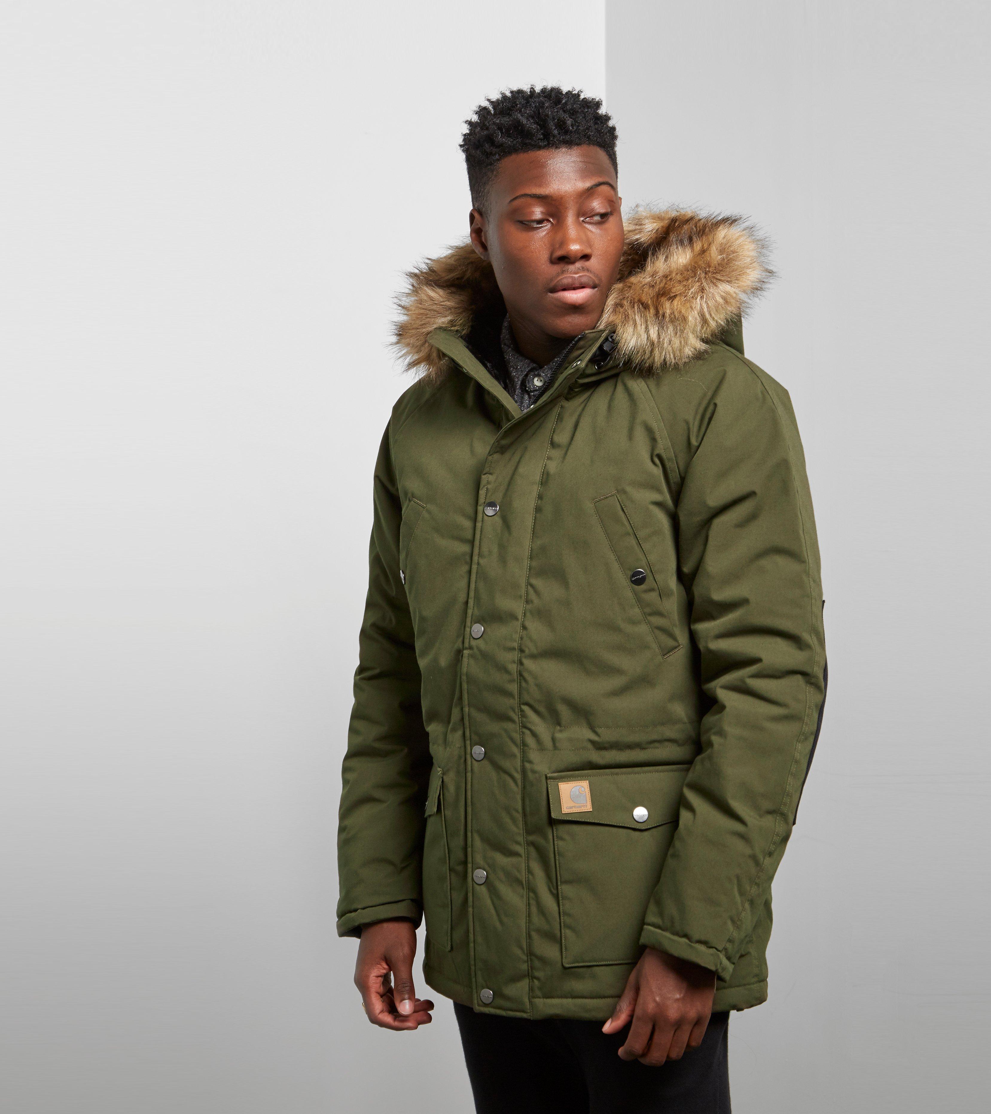 Carhartt WIP Cotton Trapper Parka in Green for Men - Lyst