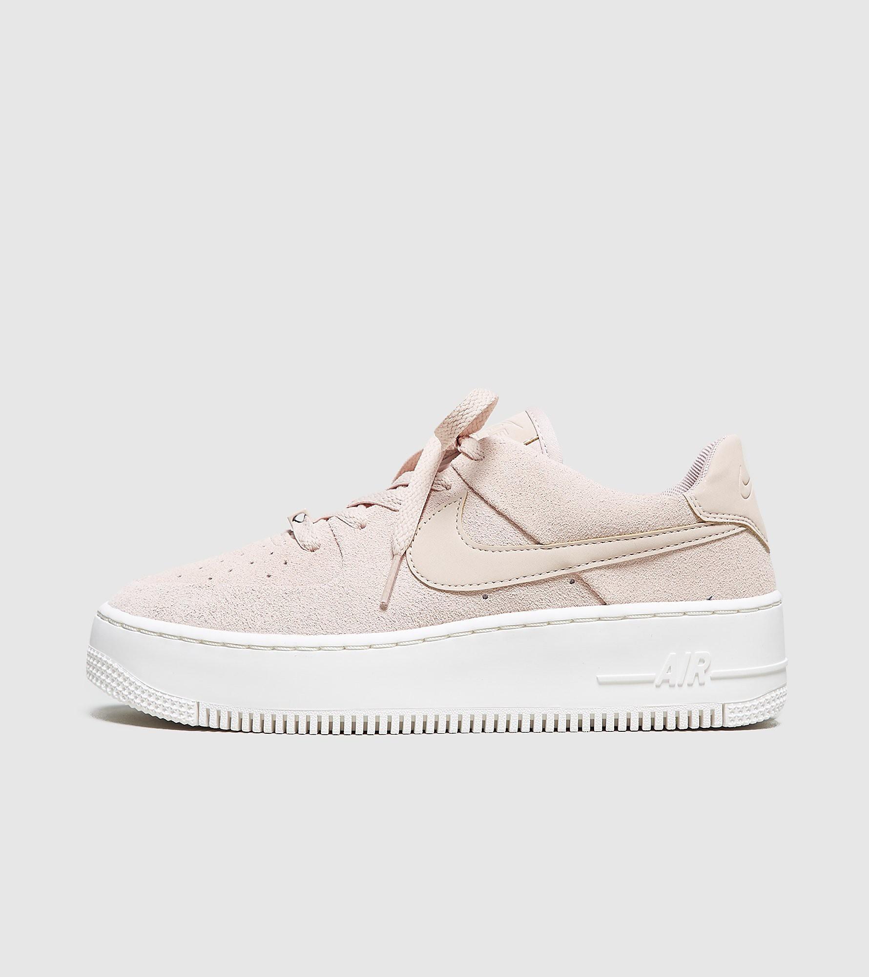 Zapatillas rosas Air Force 1 Sage Nike de Cuero de color Neutro | Lyst