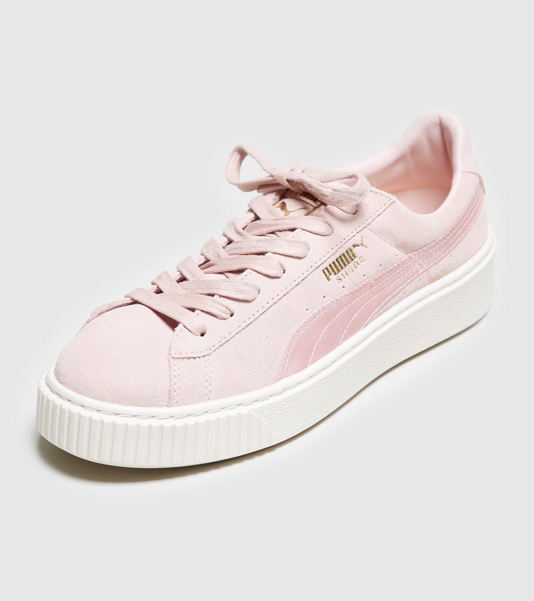 puma satin pink