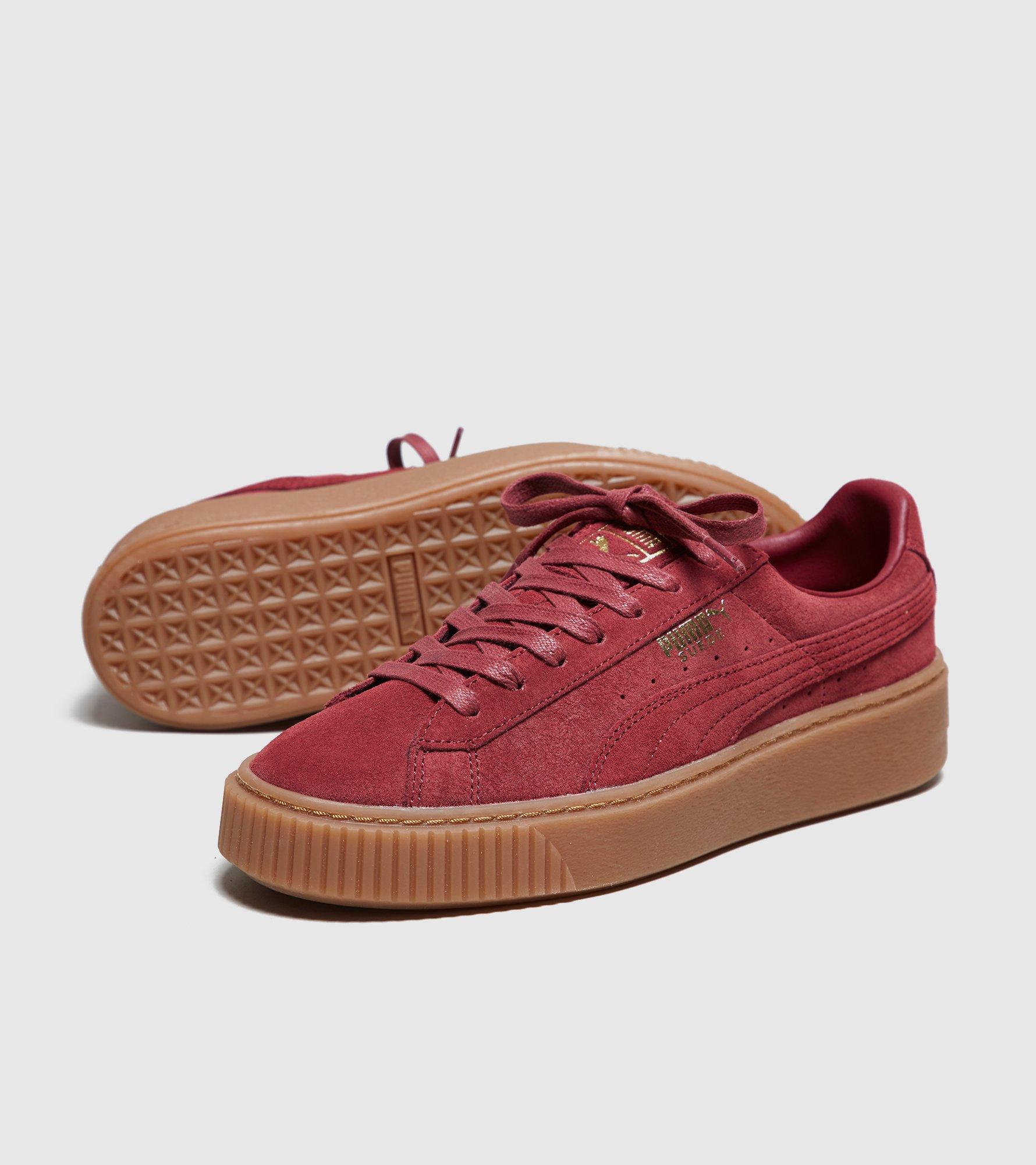 puma suede platform