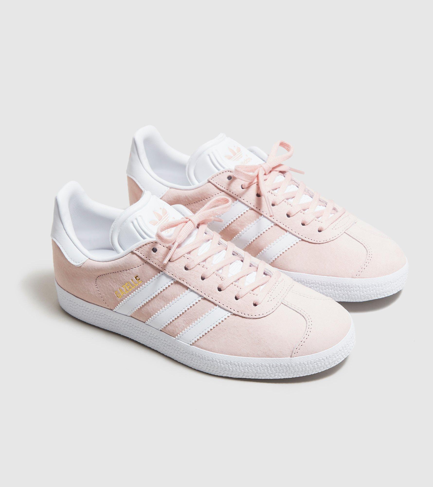 adidas women's pink gazelle sneakers