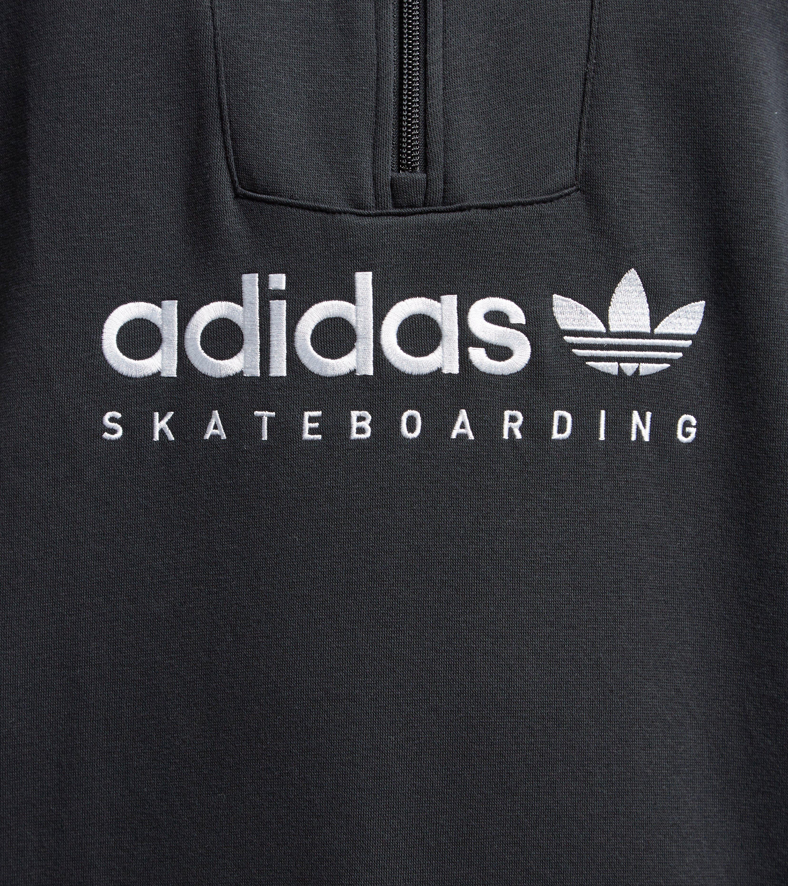 adidas originals apian pullover half zip sweatshirt