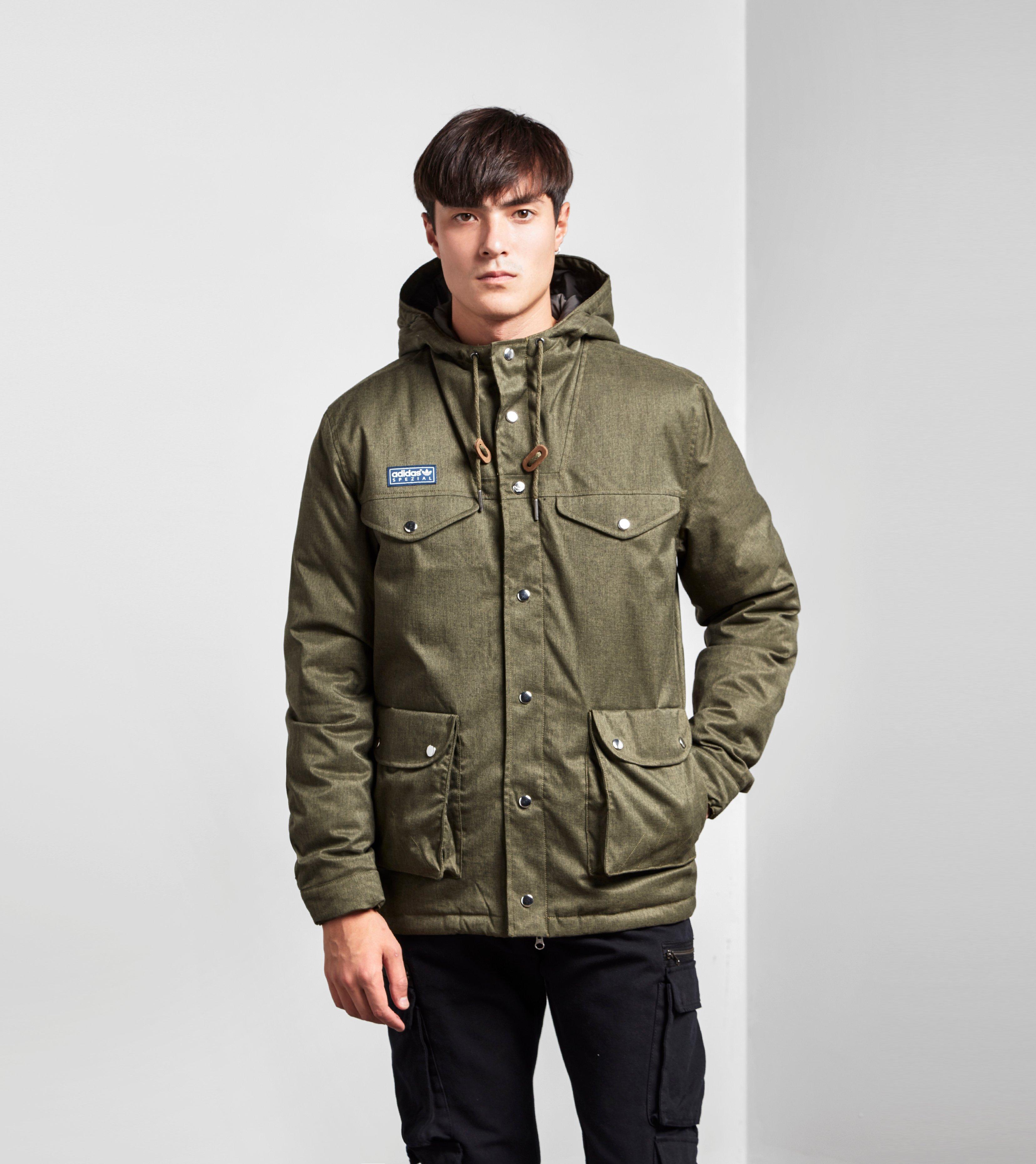 adidas Spezial Lammack Parka Jacket in Green for Men - Lyst