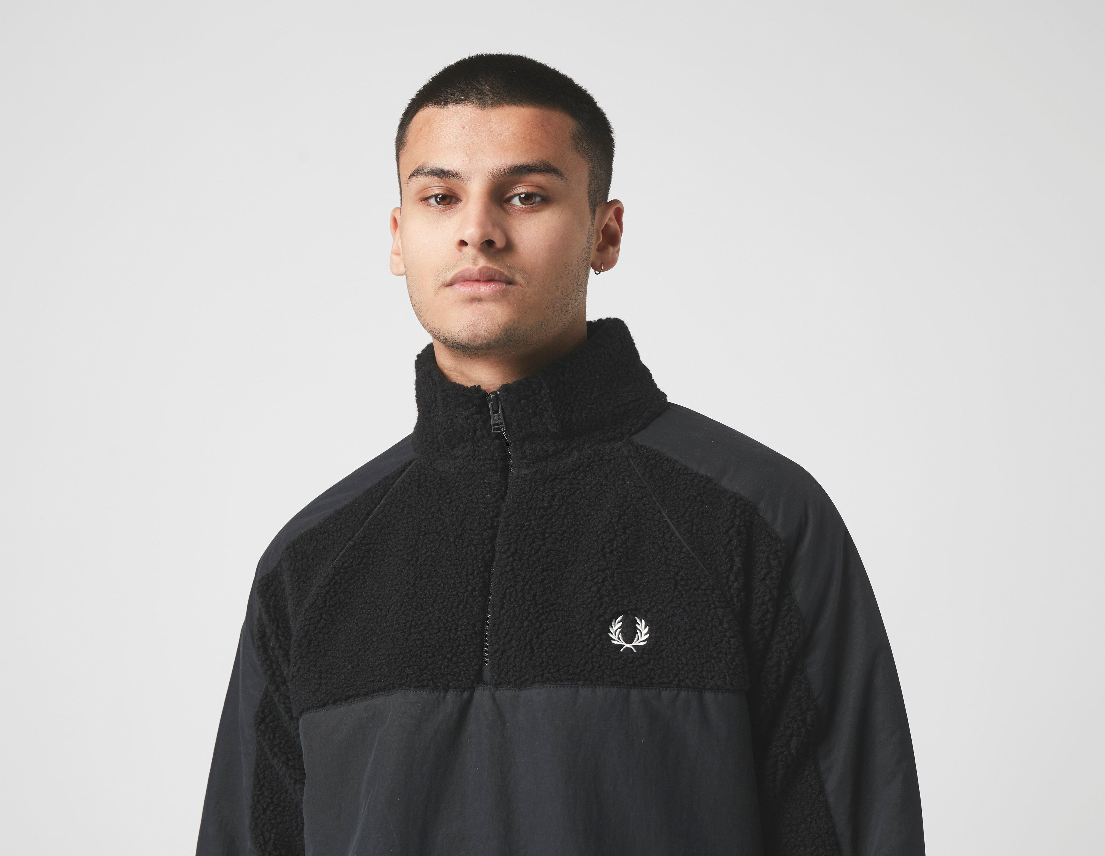 fred perry borg full zip fleece jacket