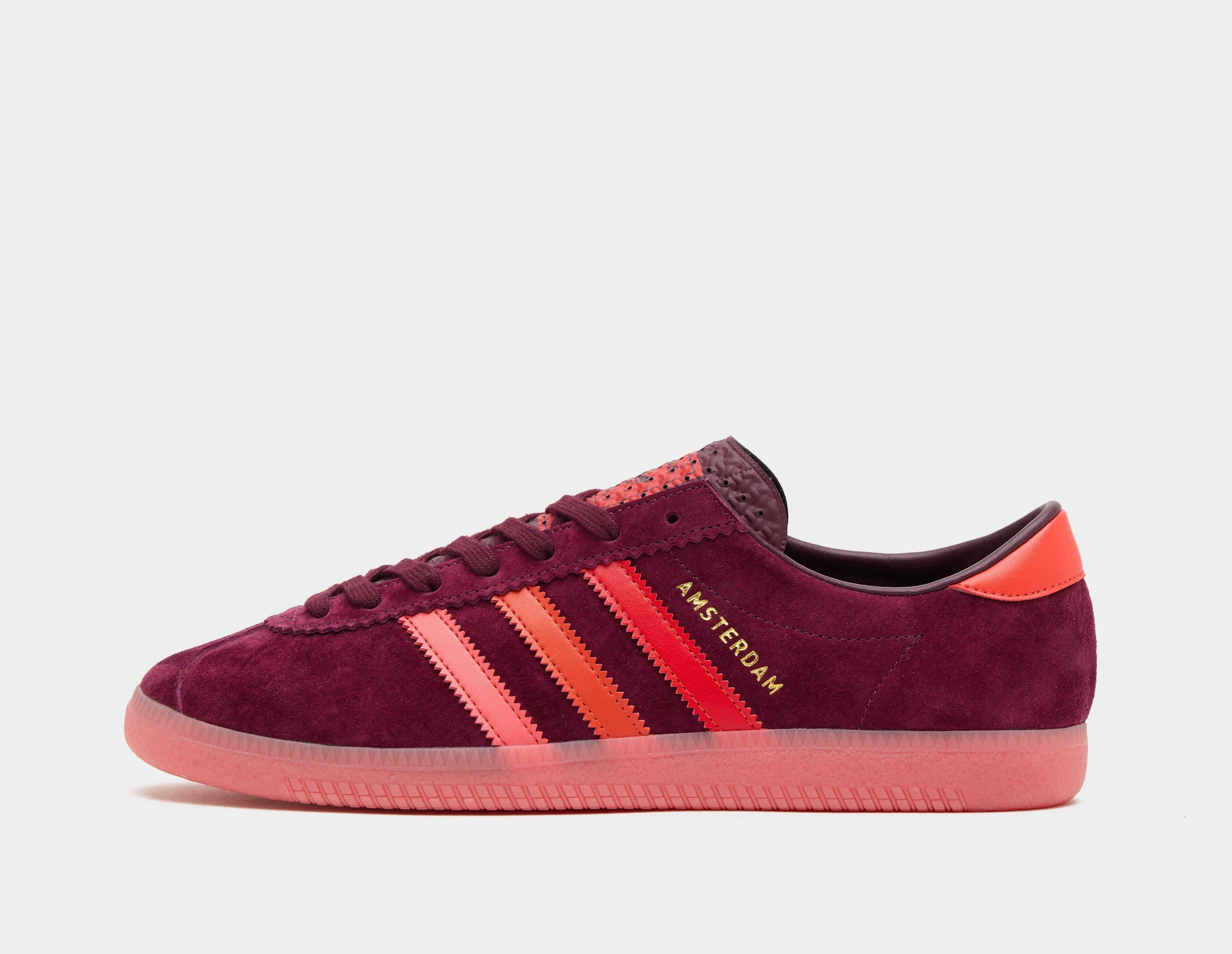 adidas Originals Amsterdam - Size? Exclusive in Red | Lyst UK