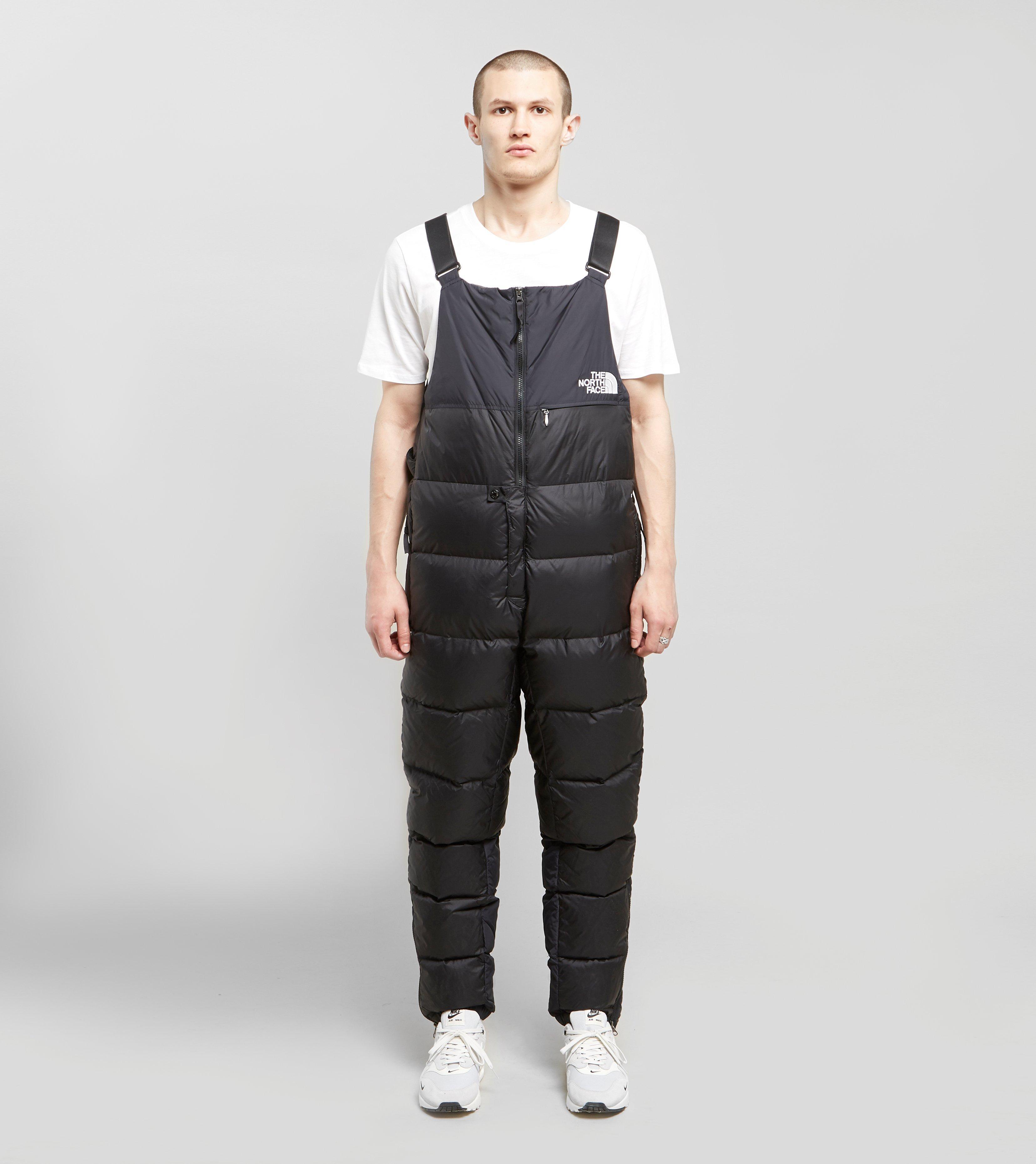 The North Face Goose Nuptse Bib in Black for Men - Lyst