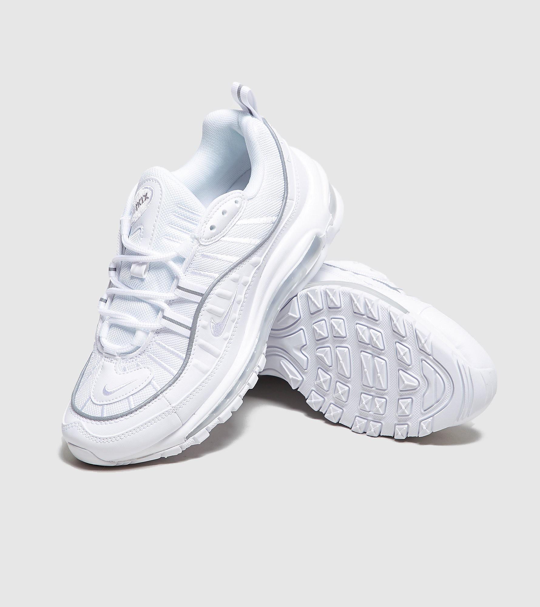 Air Max 98 para mujer Nike de Tejido sintético de color Blanco: ahorra un  78 % - Lyst