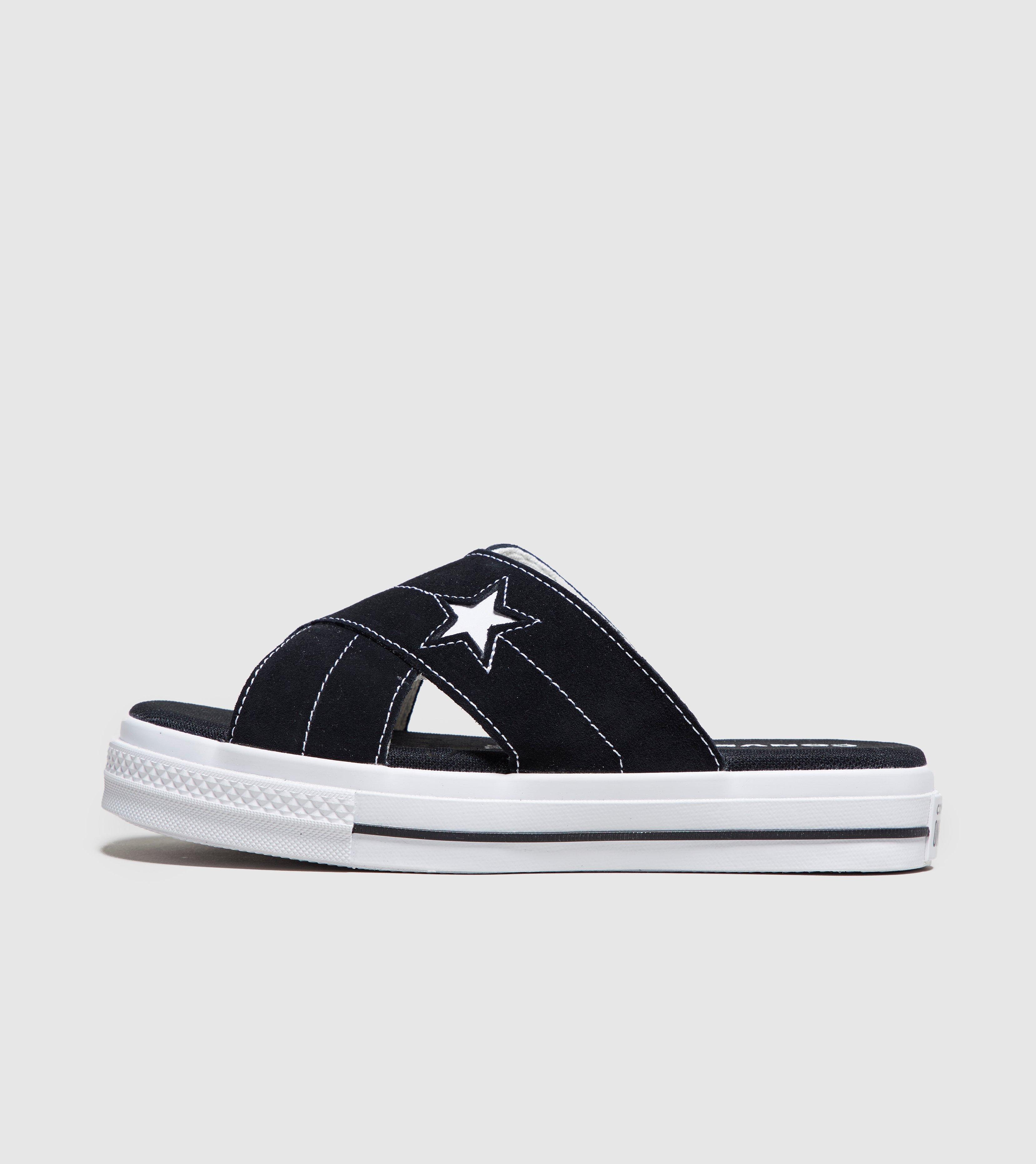 converse suede one star sandals