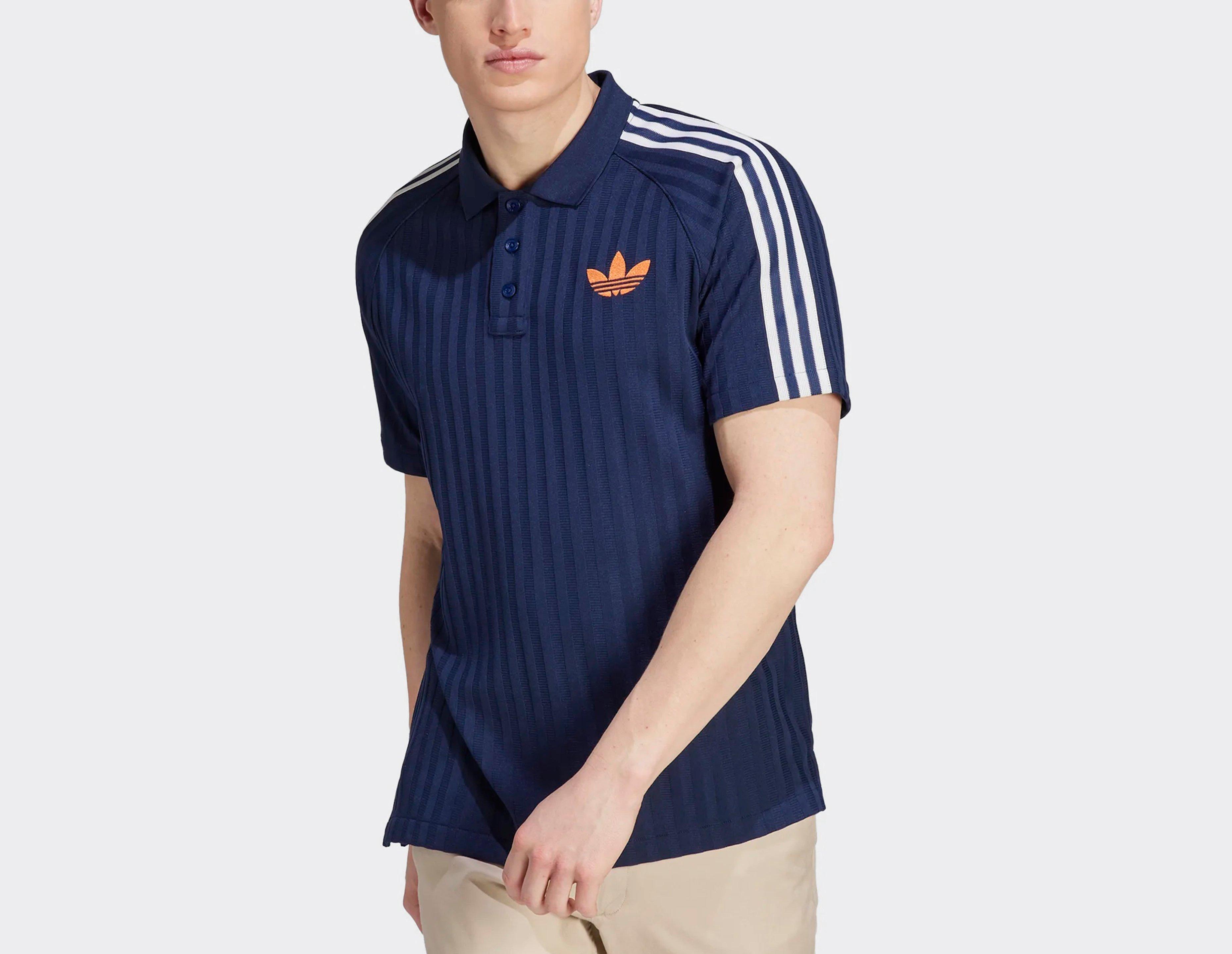 adidas Originals Adicolor 70s Vintage Polo Shirt in Blue for
