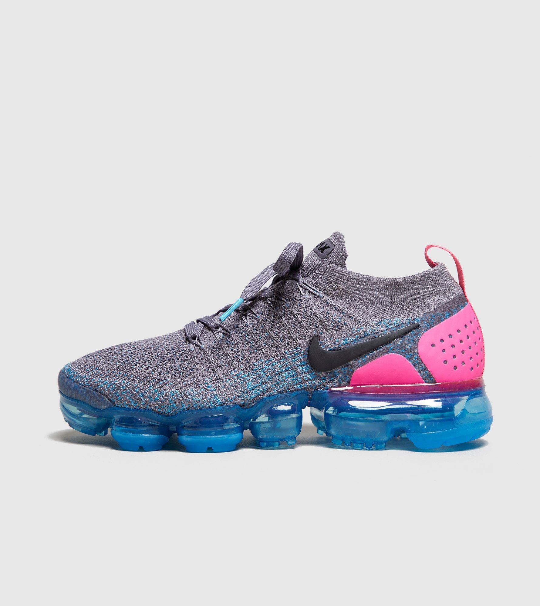 nike vapormax flyknit 2 grey and pink