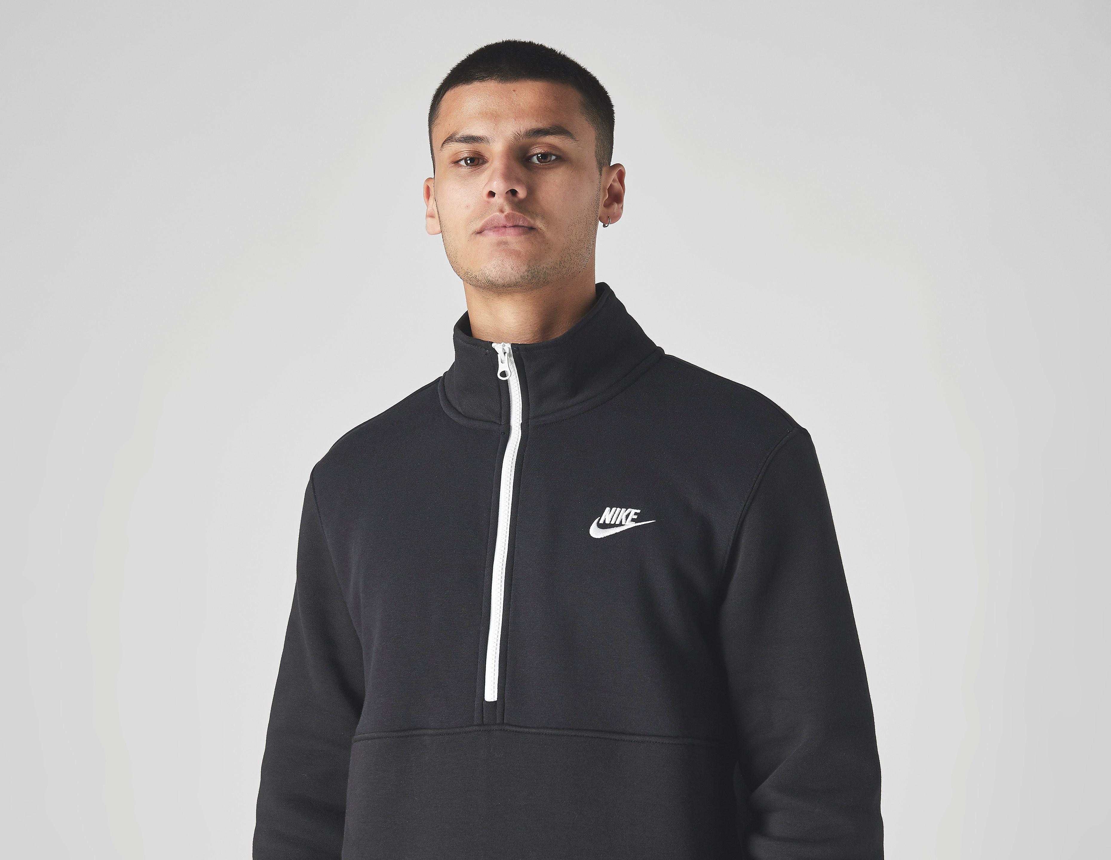 nike half zip coat