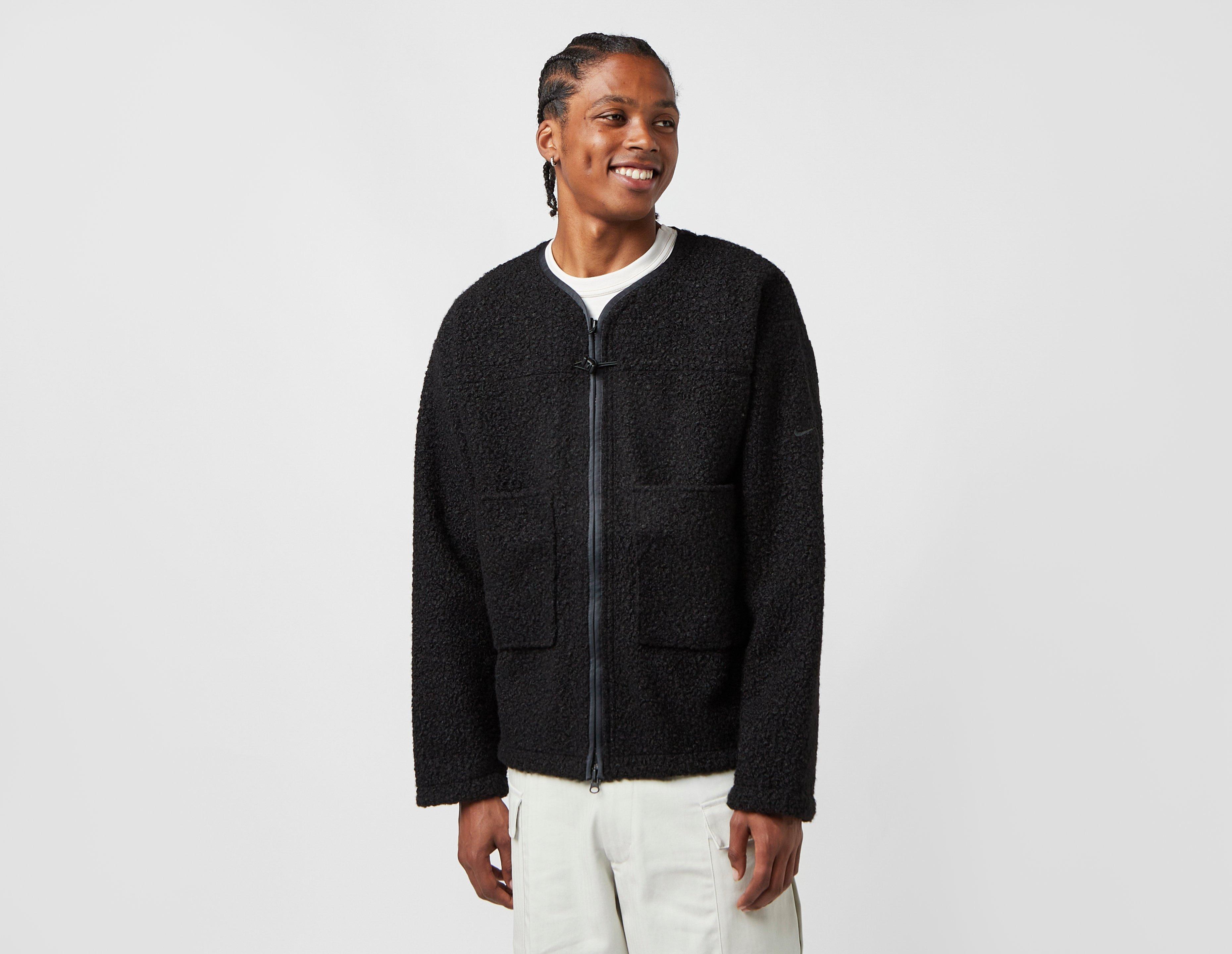nike black sherpa jacket