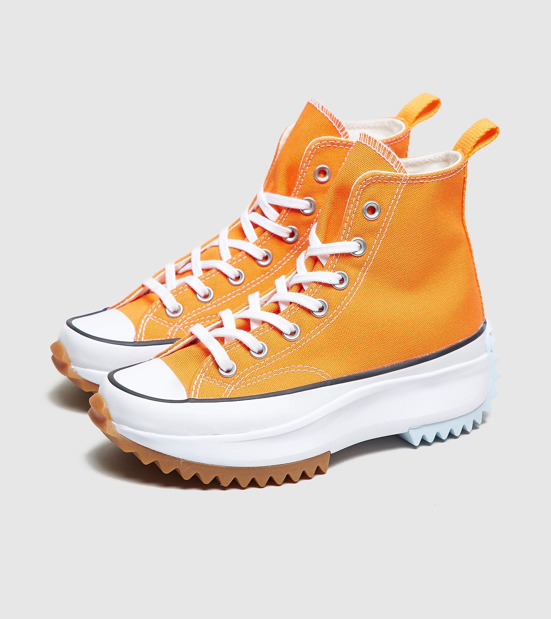 Run Star Hike Femme Toile Converse en coloris Orange - Lyst