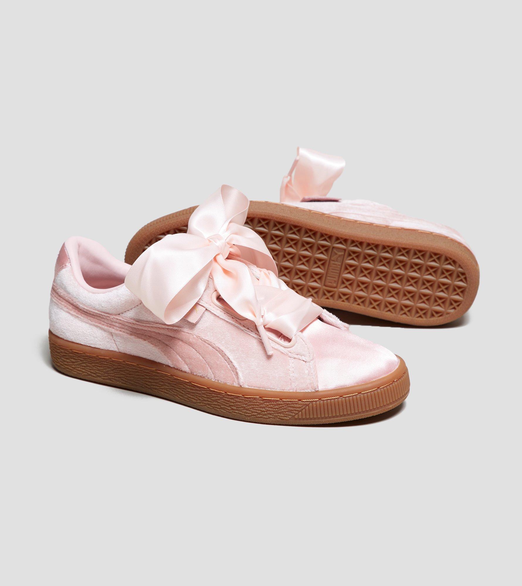 Puma basket top heart velvet damen