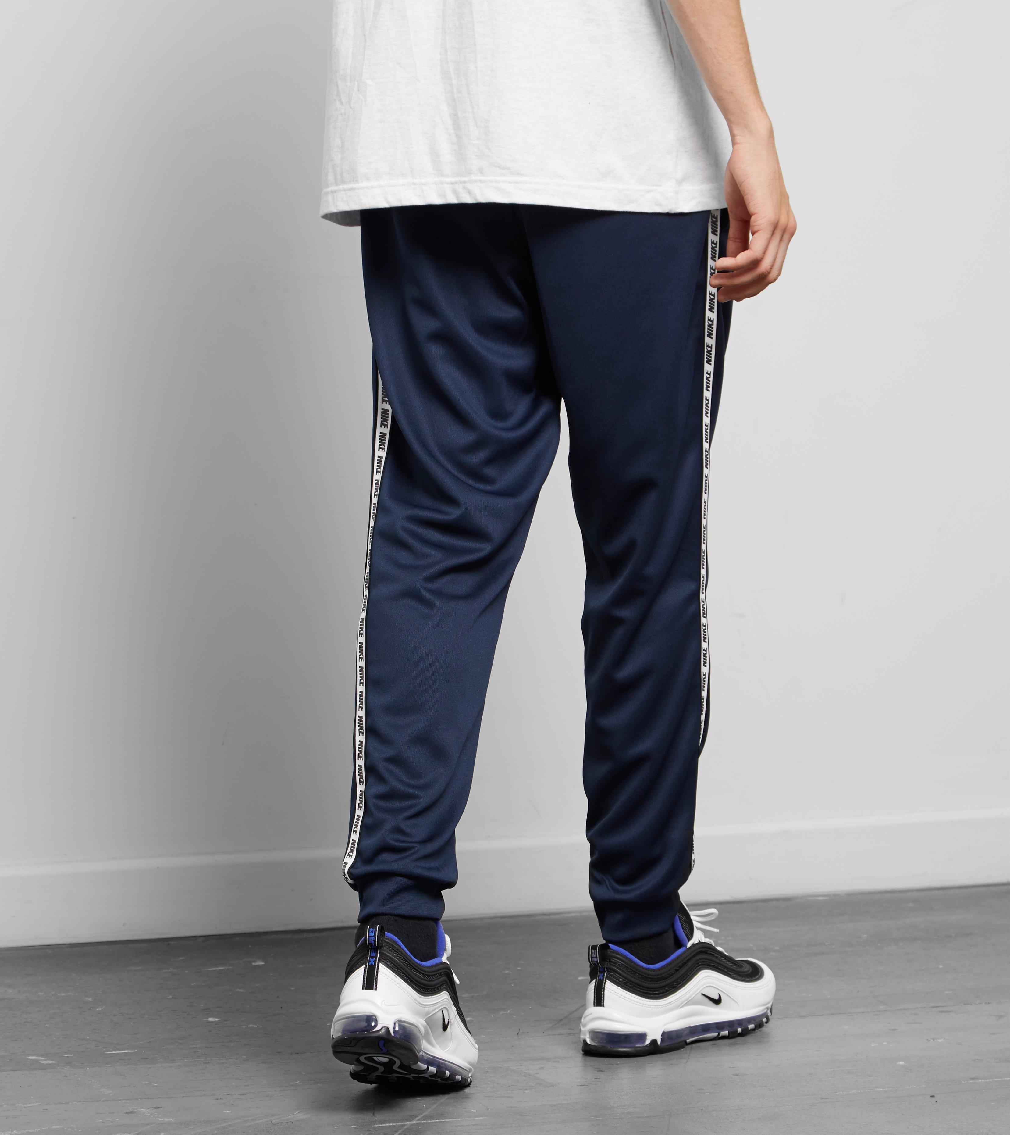 nike gel tape cuffed track pants