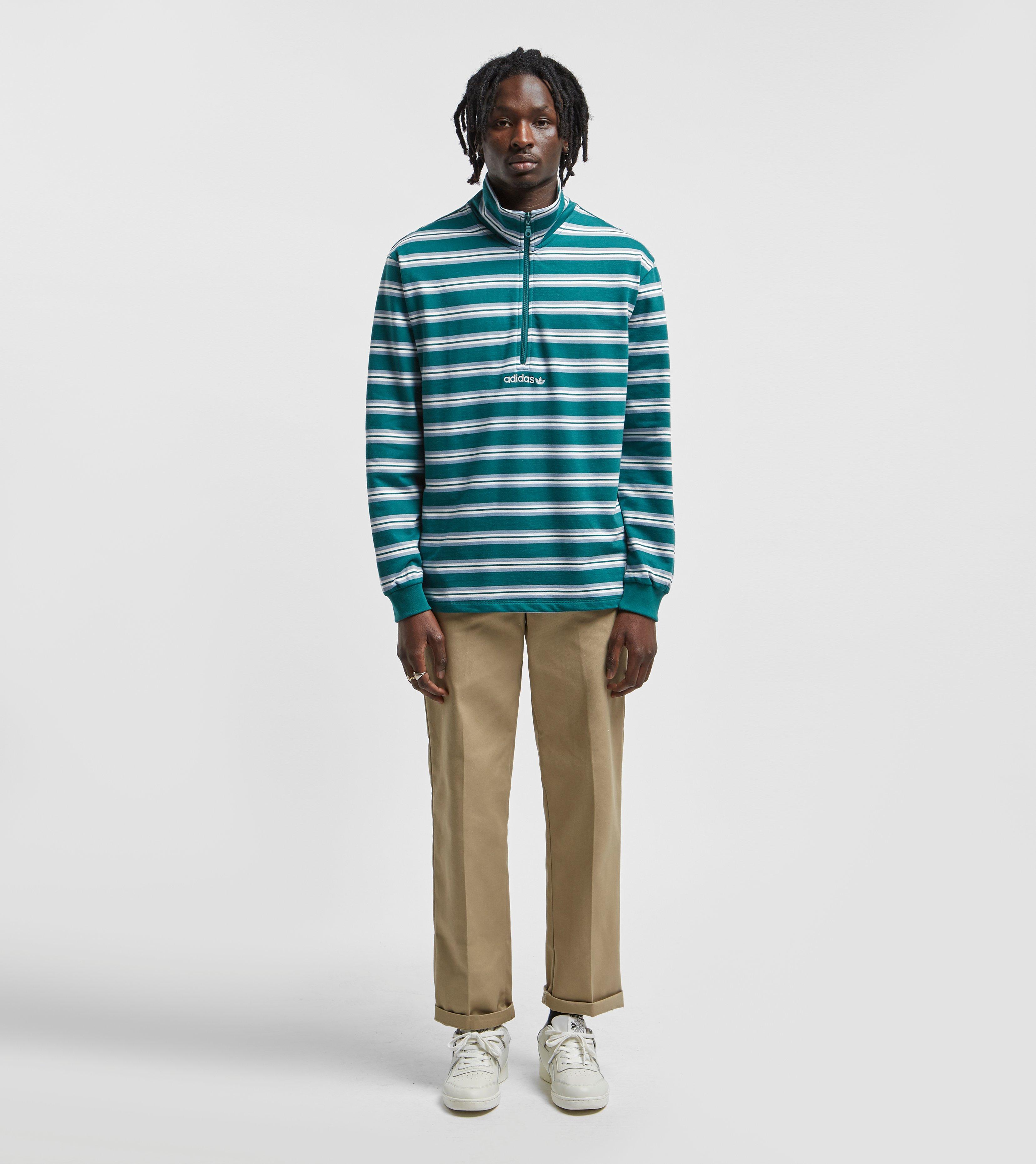 adidas Originals Cotton St. Peter Half zip Sweatshirt Size size? adidas Originals St. Peter Half Zip Sweatshirt