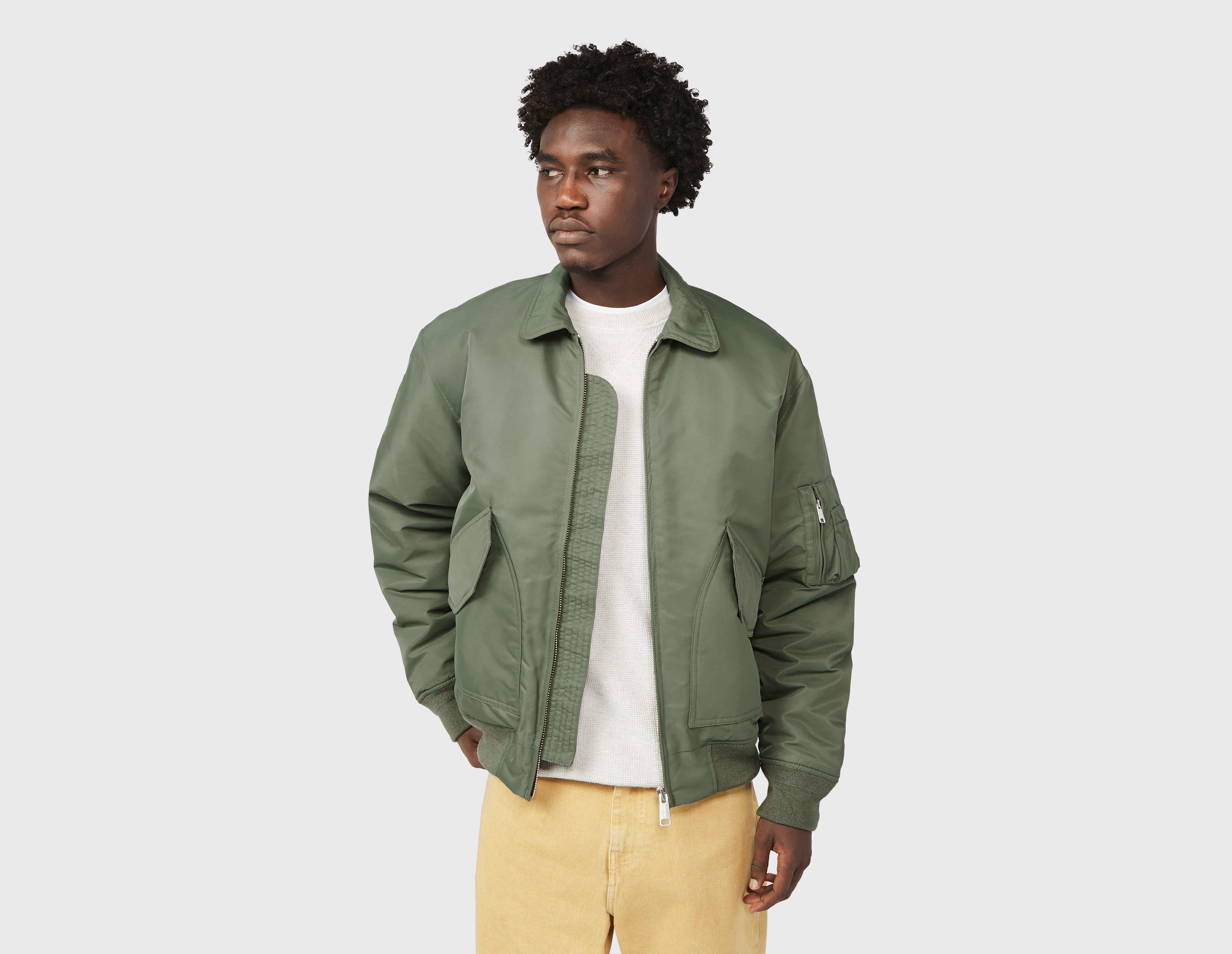 Carhartt Olten Bomber Jacket in Green for Men | Lyst UK
