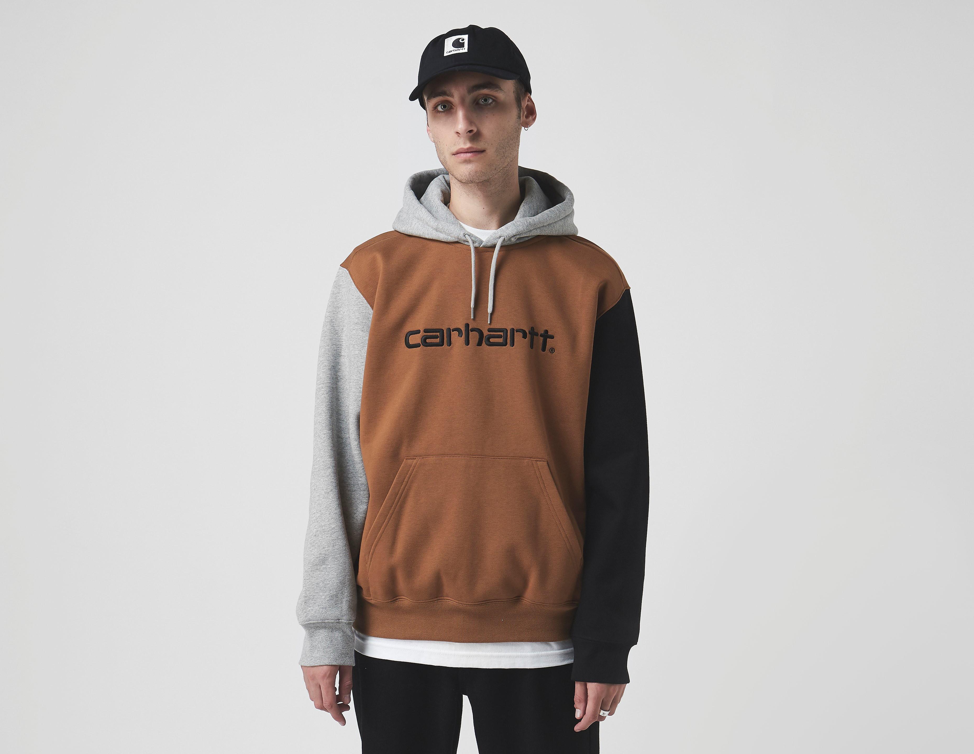 Felpa con cappuccio TricolCarhartt WIP in Cotone da Uomo colore Marrone |  Lyst